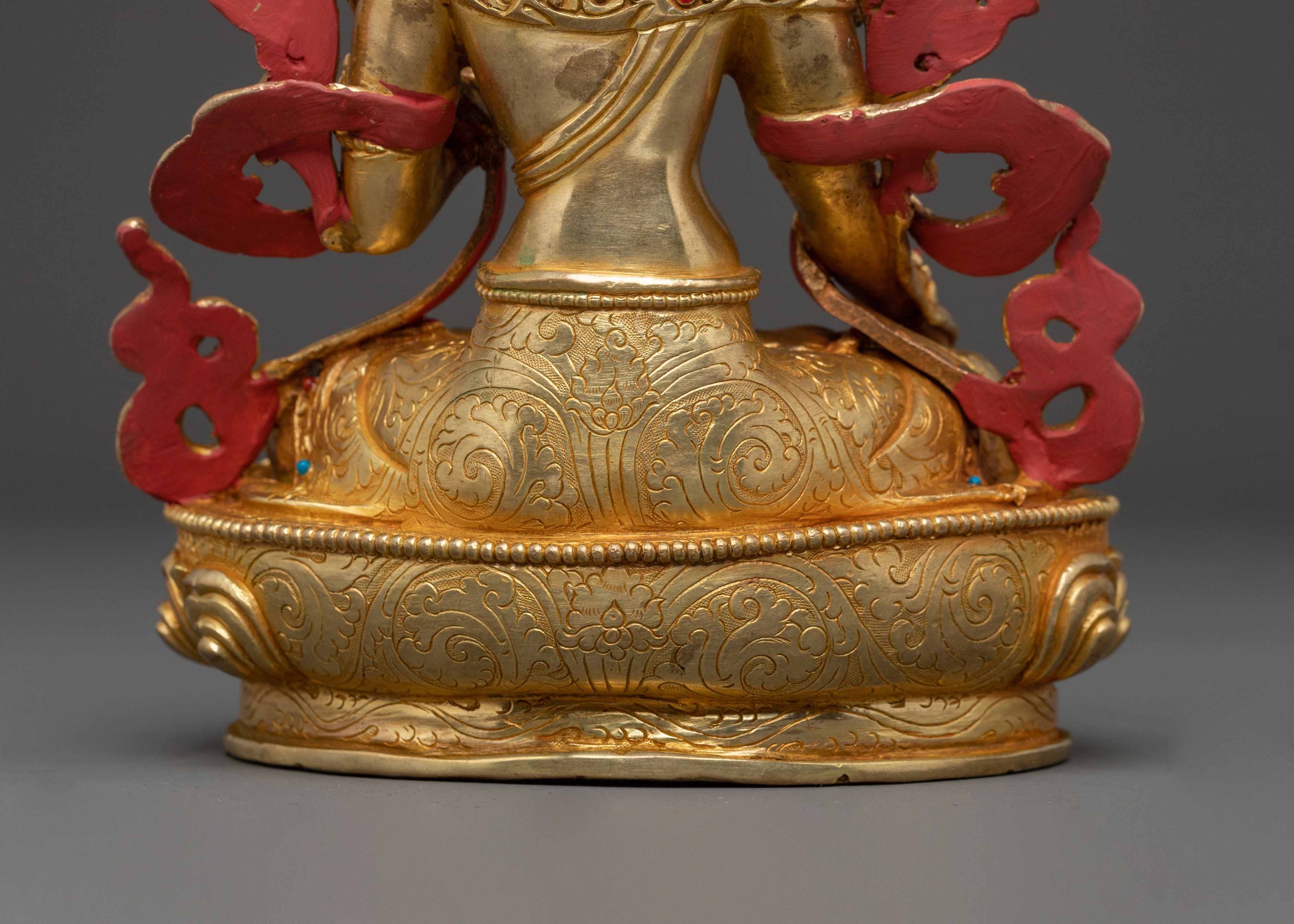 White Tara Sacred Longevity Statue | Buddhist Goddess