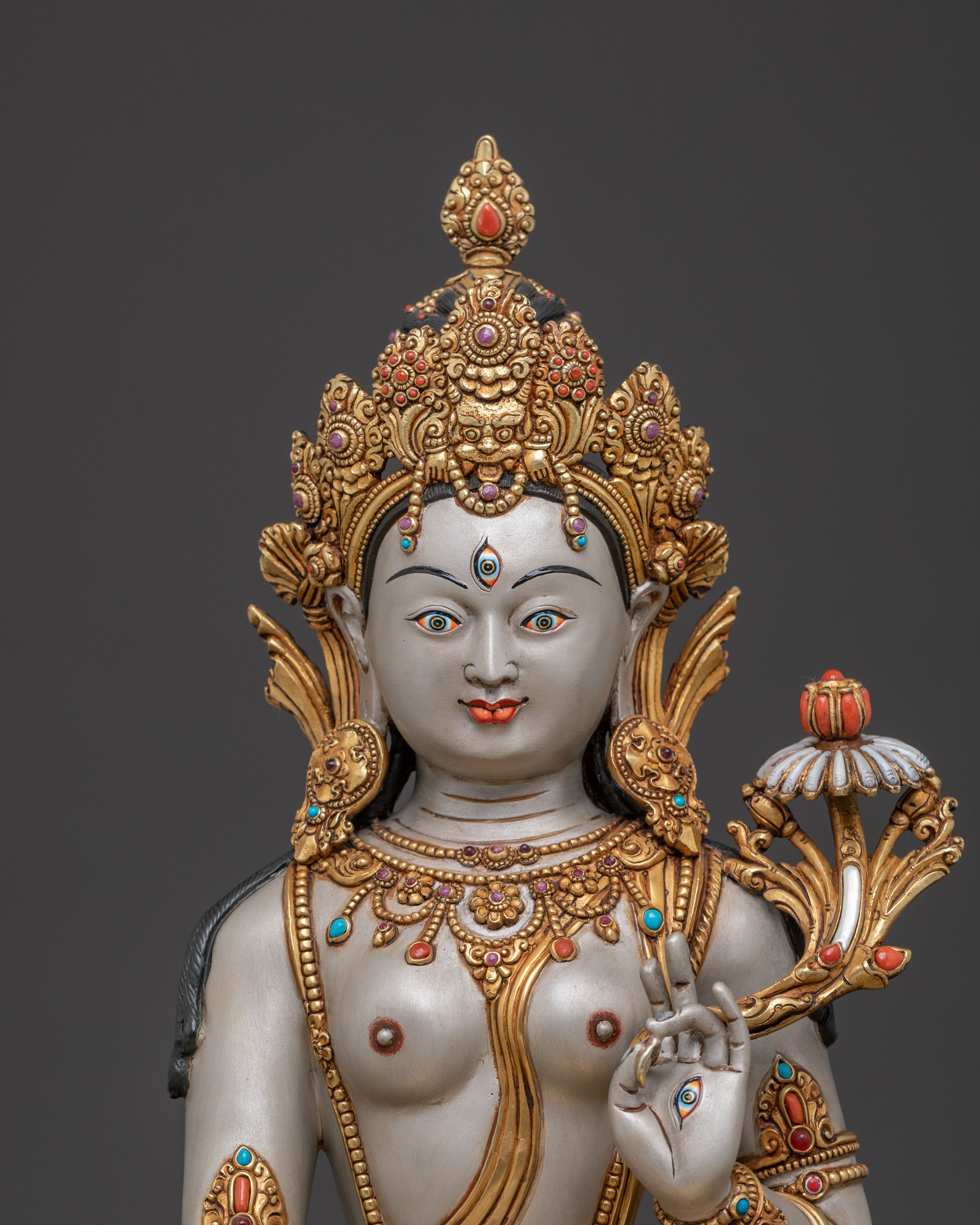 Longevity White Tara Statue | Symbolism of Healing