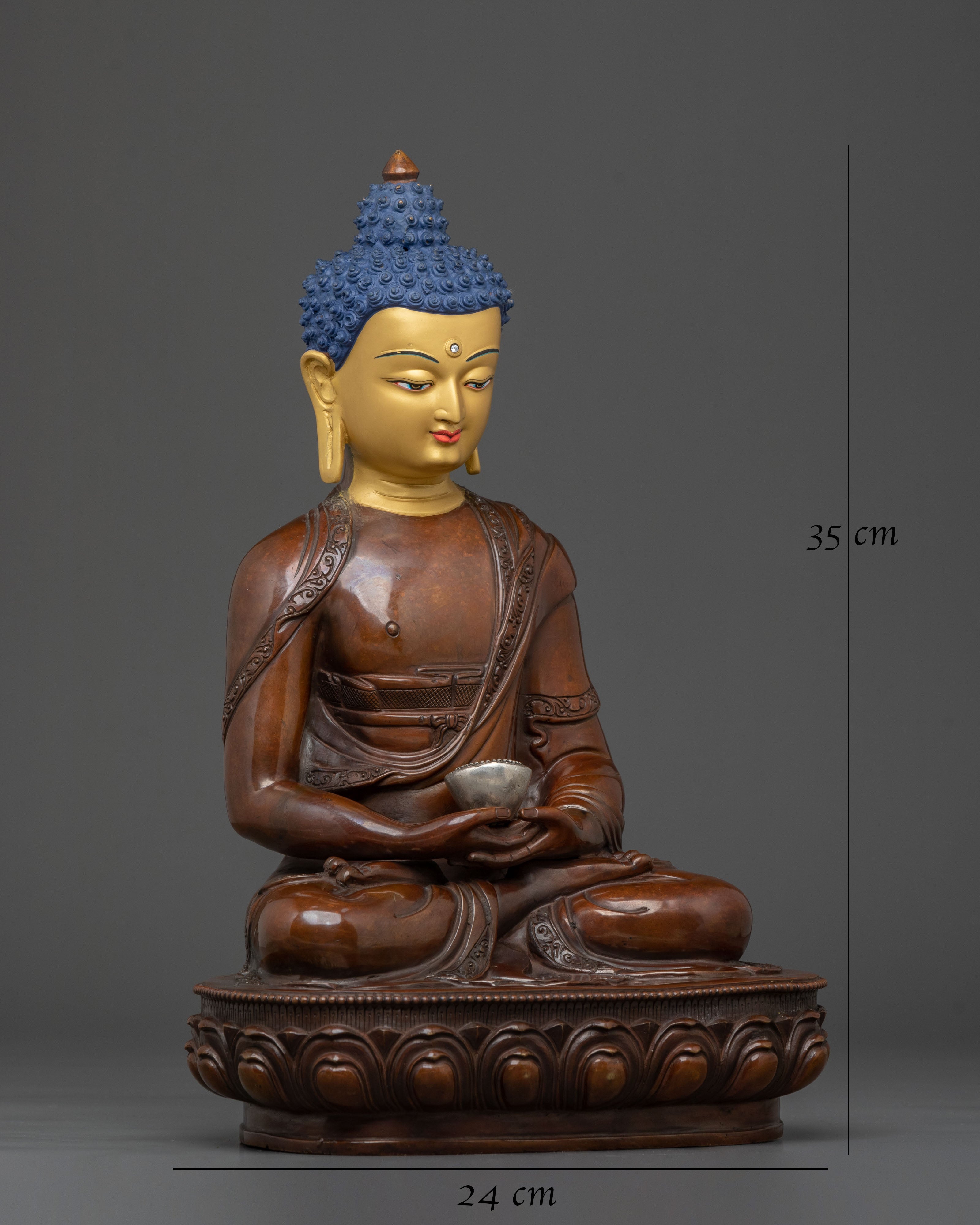Amitabha Buddha Sacred Statue | Radiant Serenity