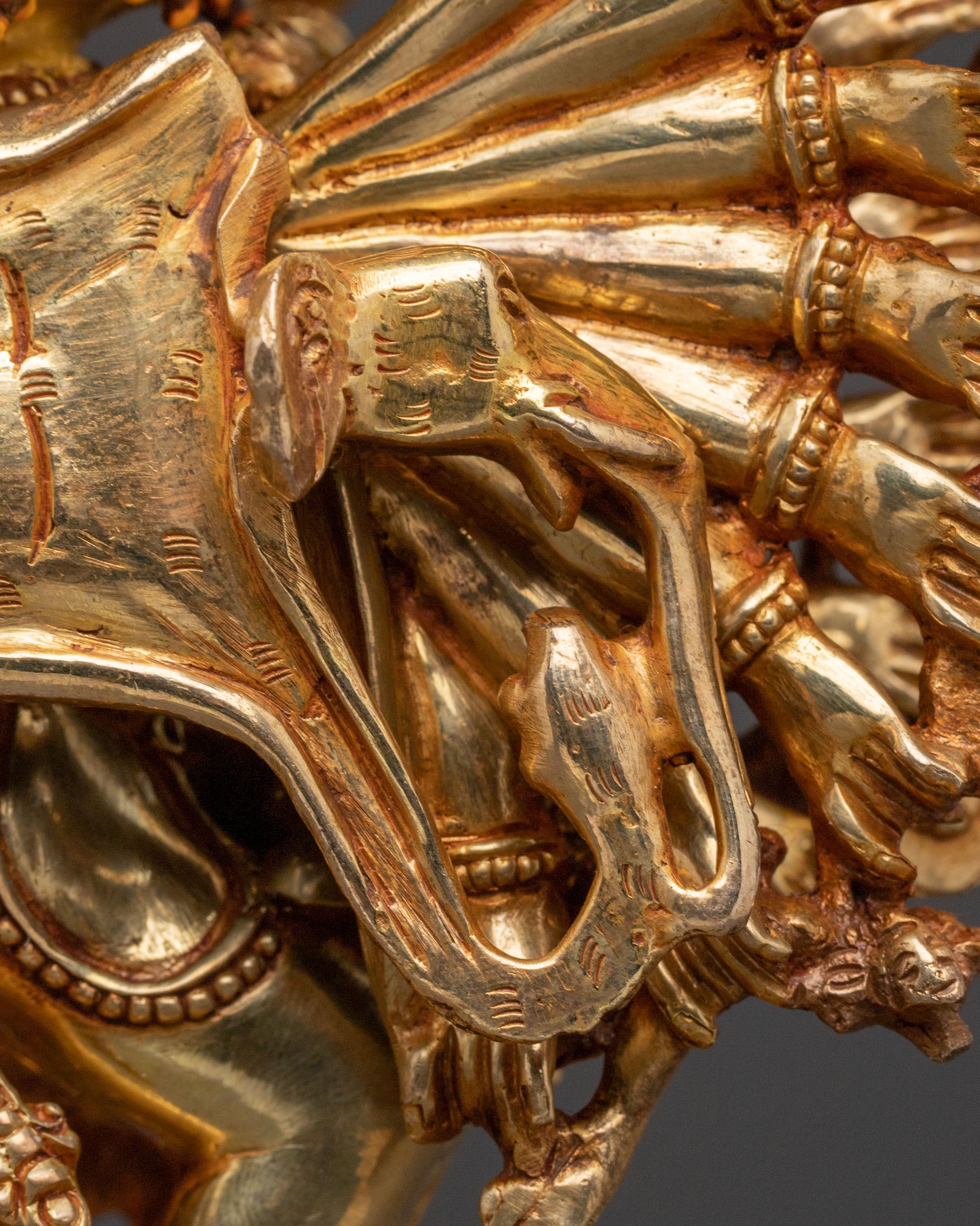 Destroyer of Death Yamantaka Statue – Handcrafted Copper Masterpiece