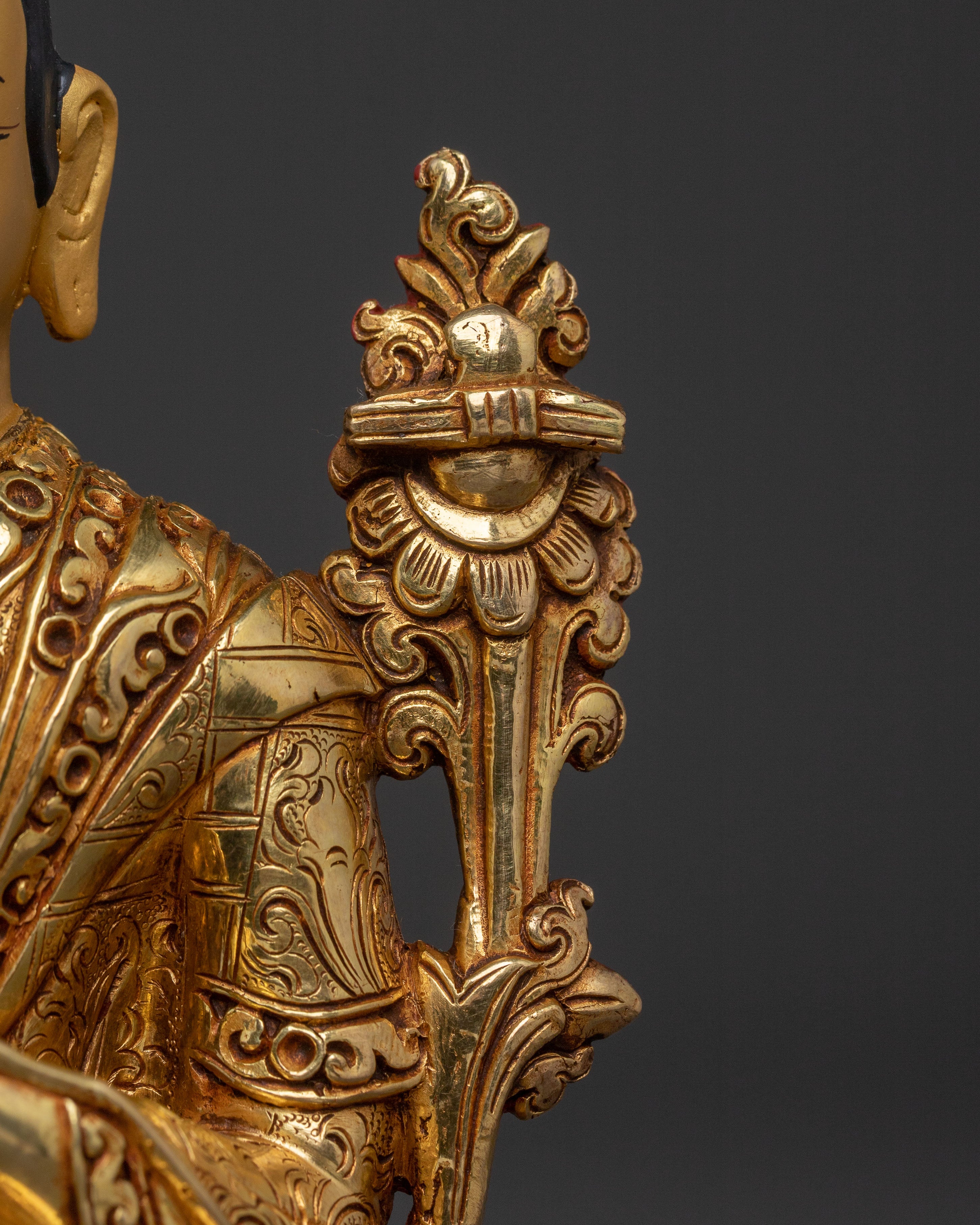 Sacred Tsongkhapa Statue with Disciples | Symbol of Wisdom