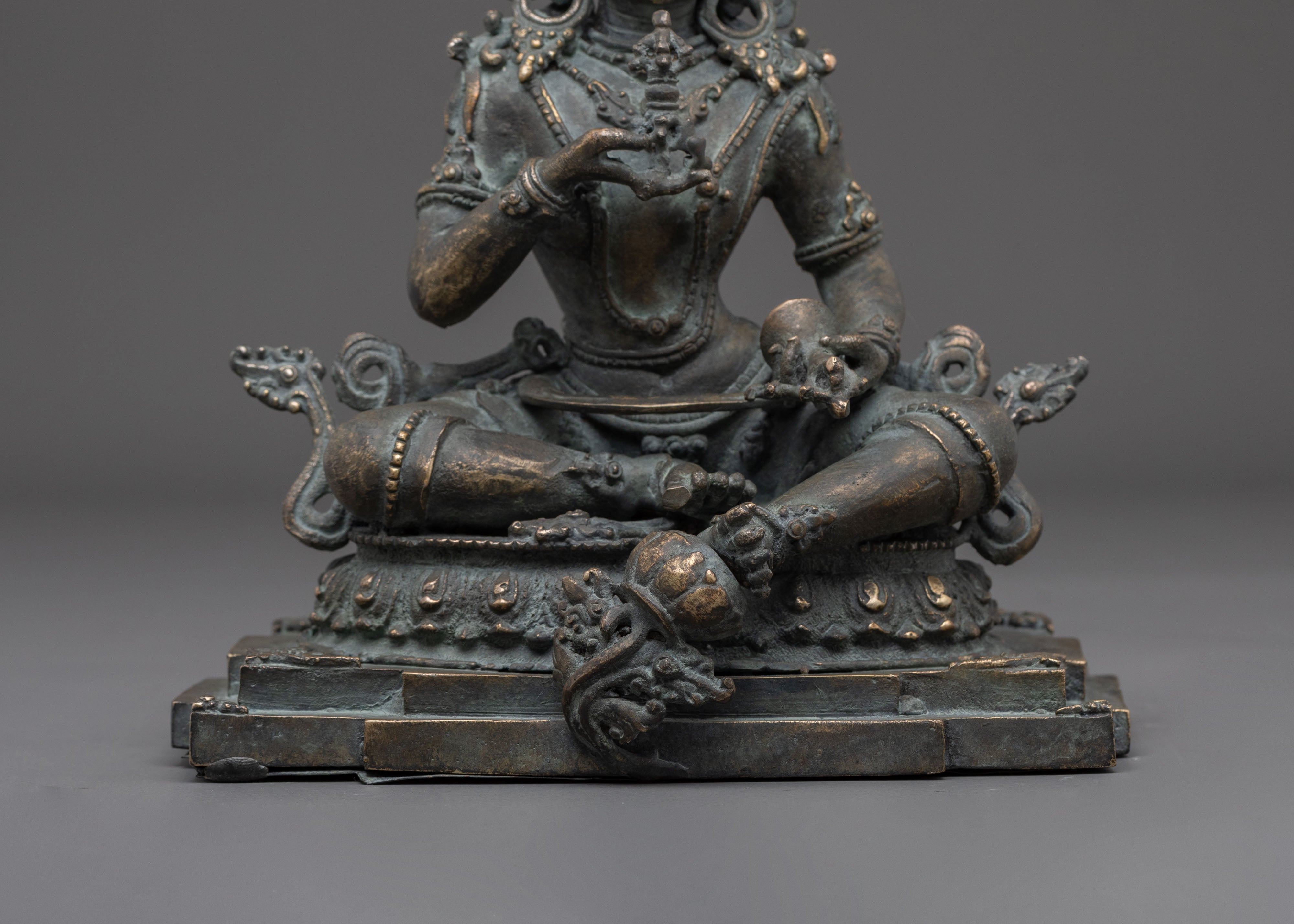 Vajrasattva Statue | Sacred Figurine with Antique Finish