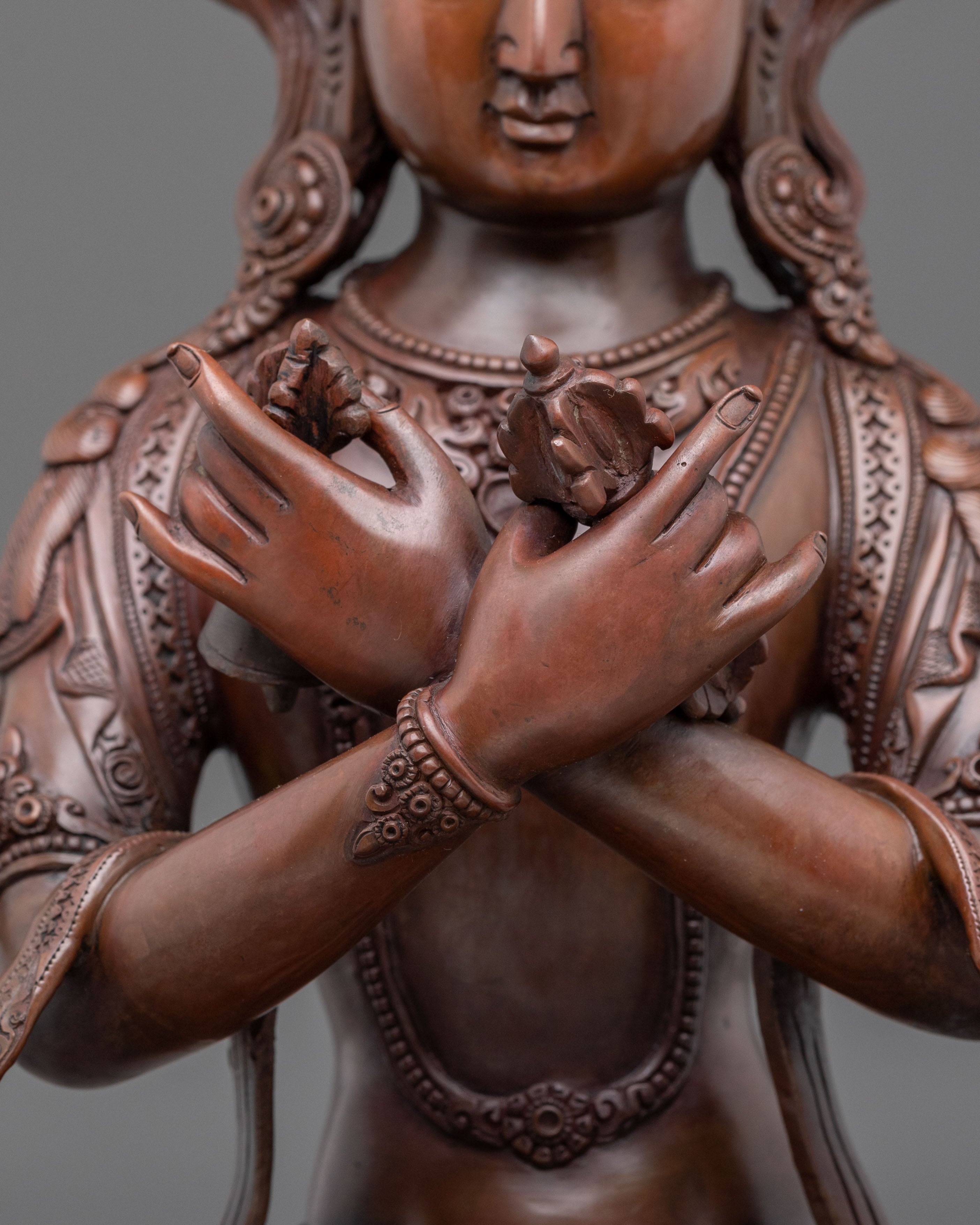 Vajradhara Oxidized Sculpture | Altar Decor