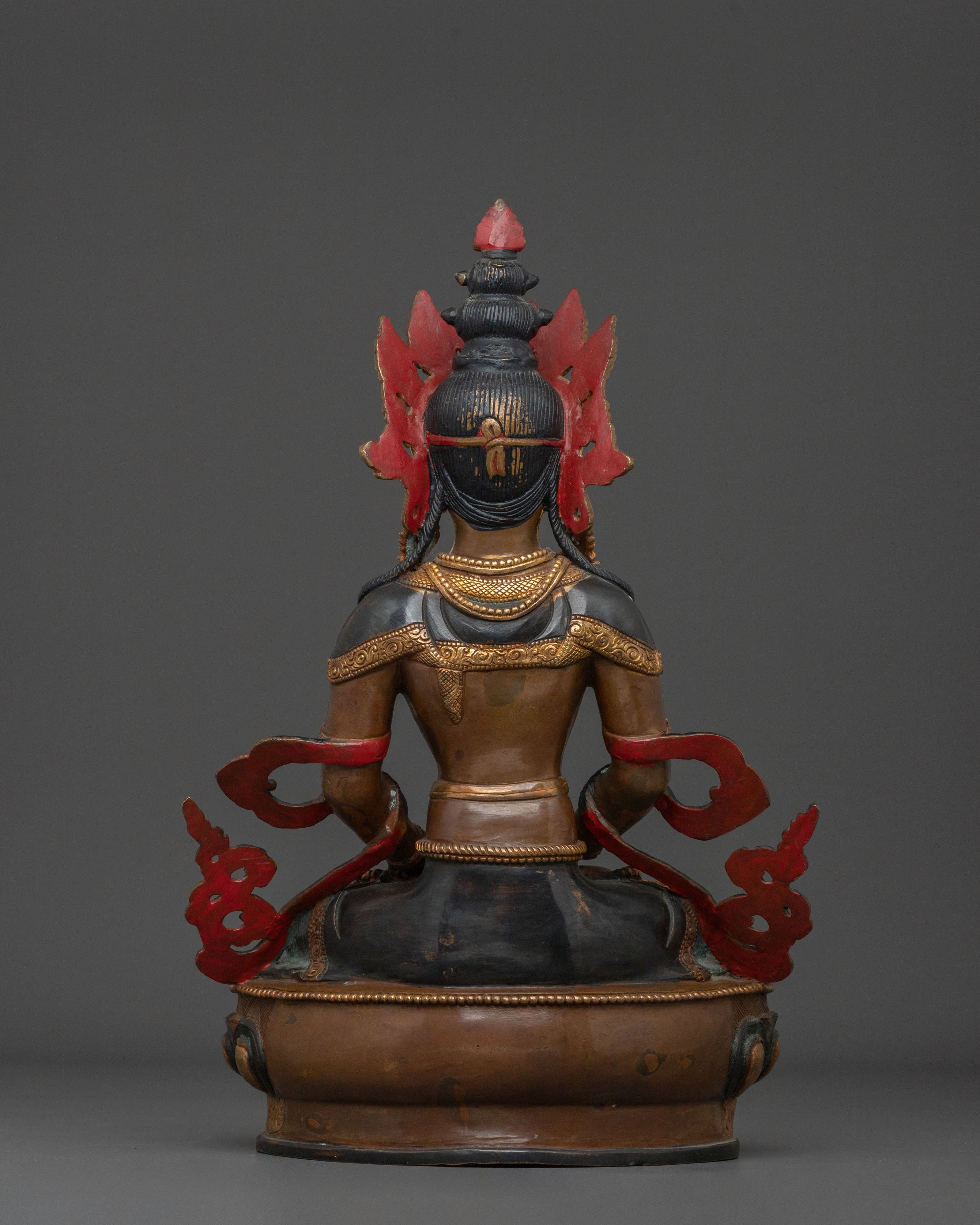 Amitayus Statue: Longevity Deity