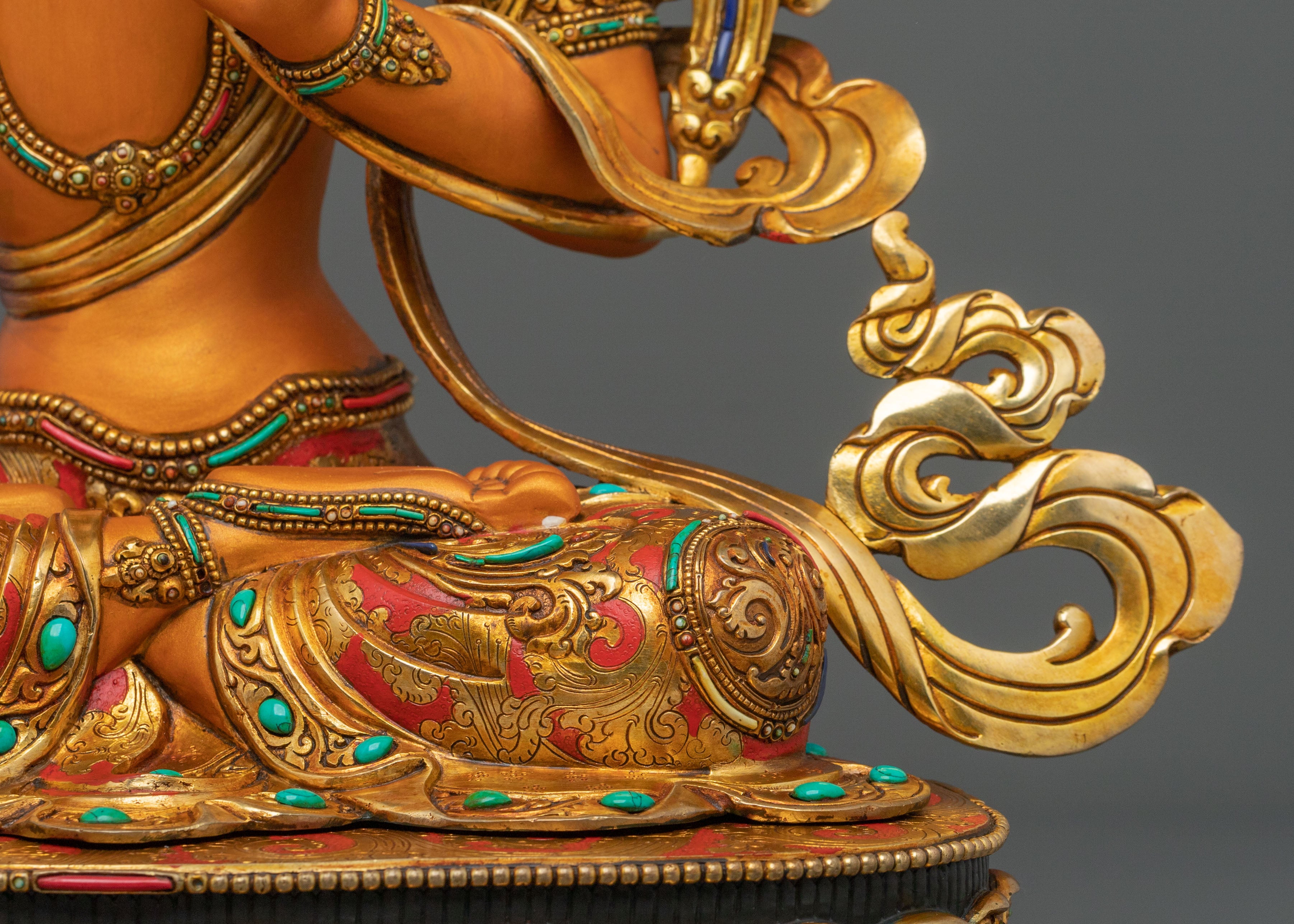 Manjughosa Sacred Statue | Tibetan Wisdom Deity
