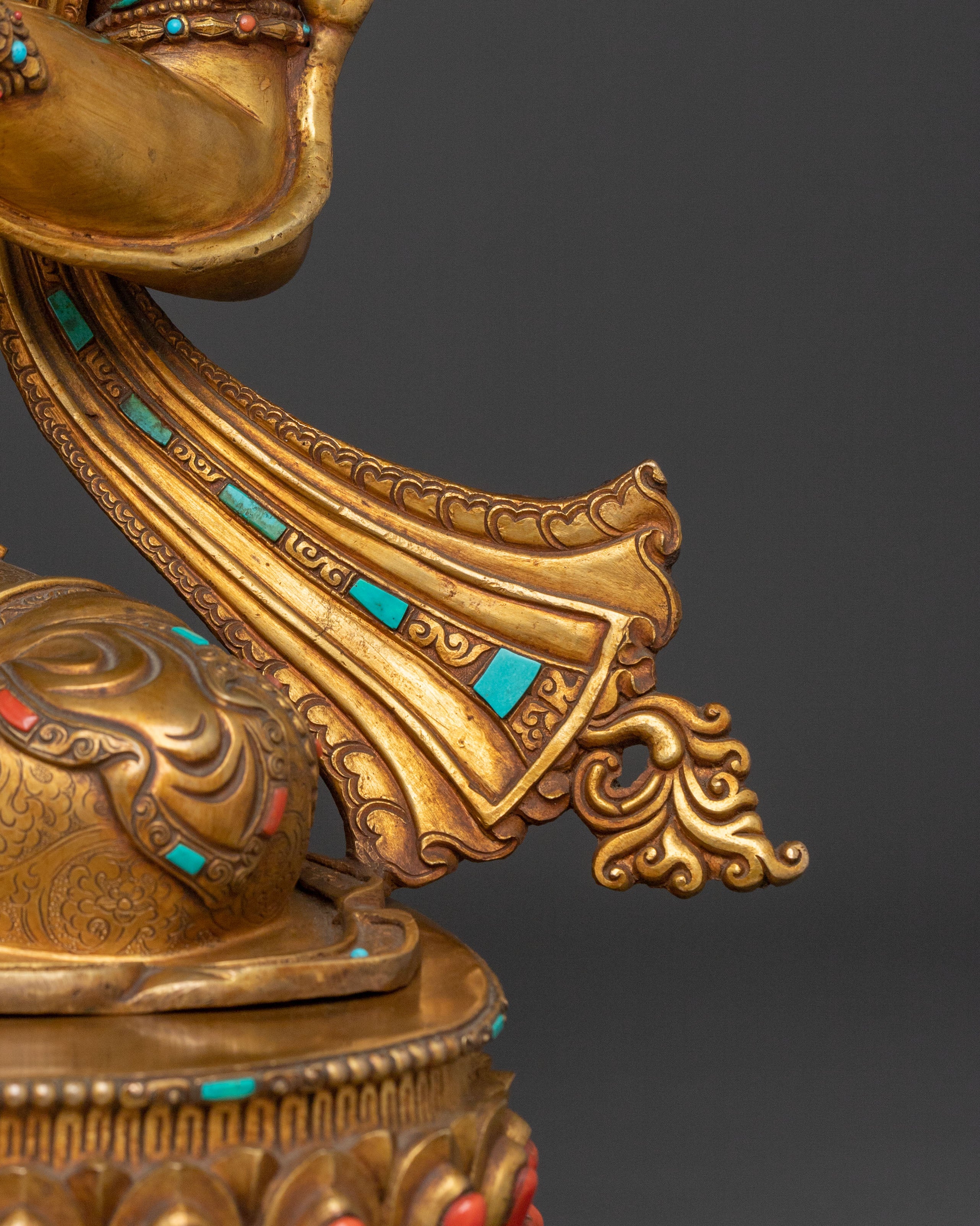 Green Tara Himalayan Buddhist Statue | Goddess of Protection & Healing