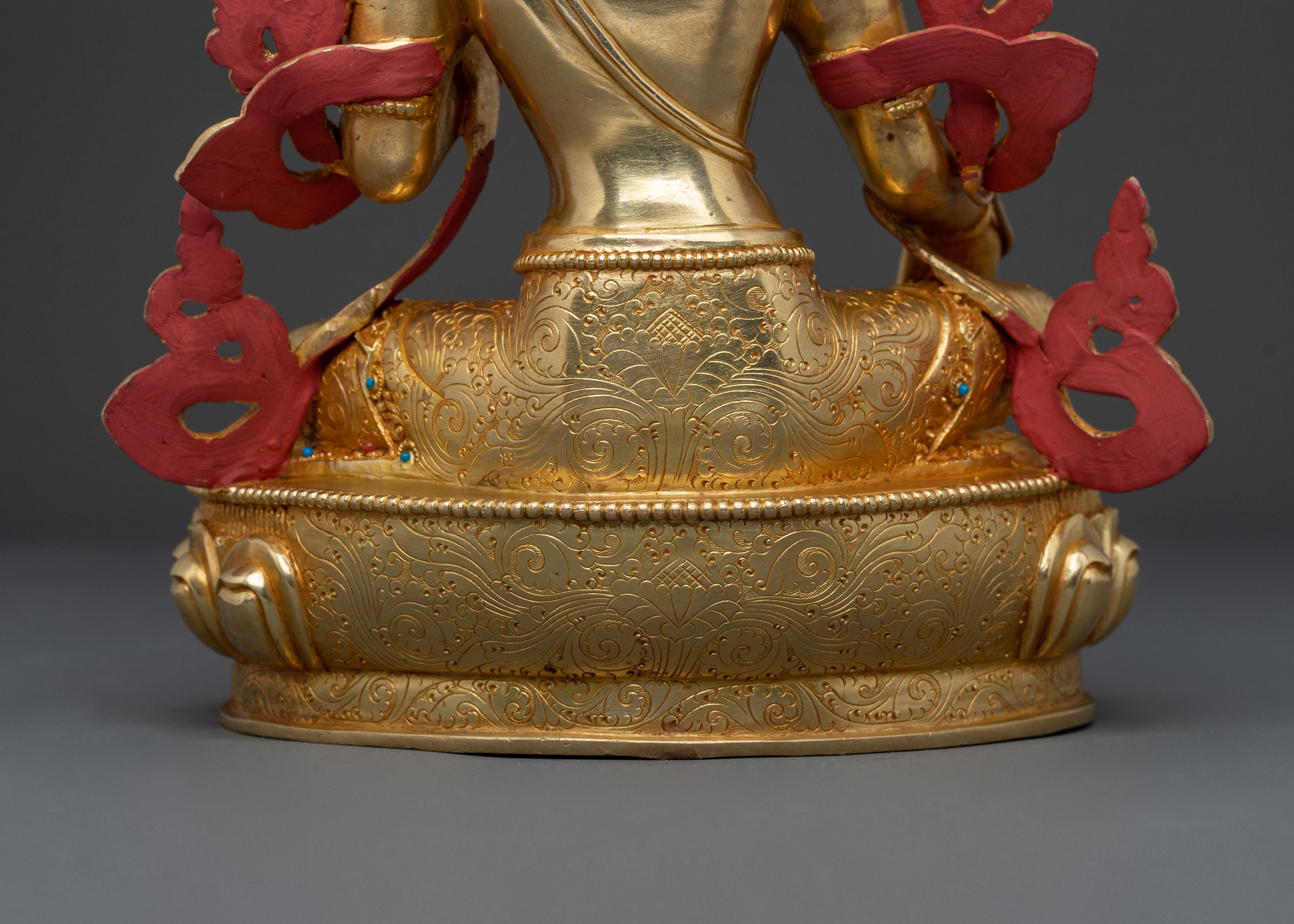 Mother of All Buddha Green Tara Statue