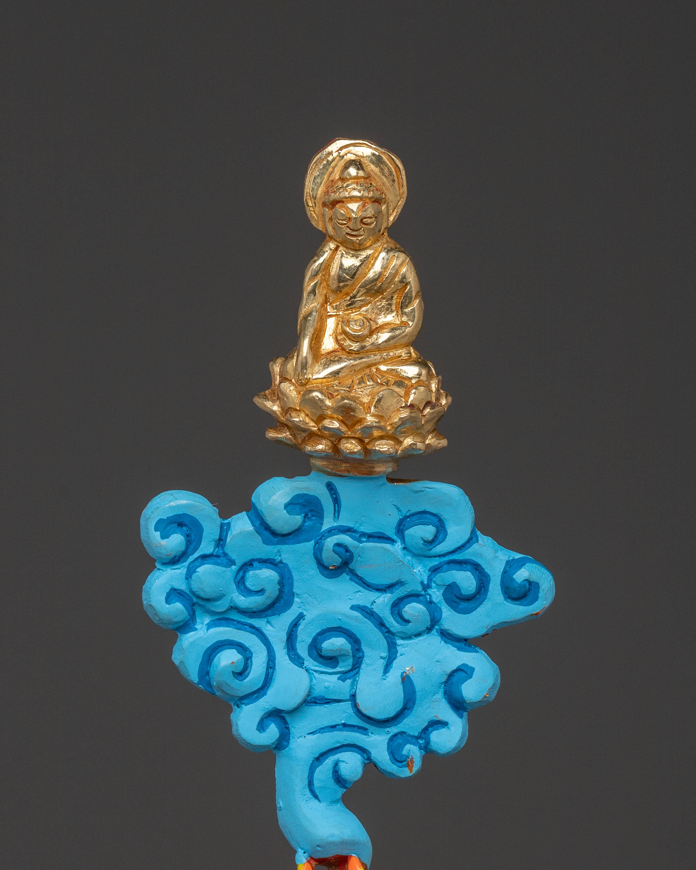 Ucchusma Protection Figure - Gilded Copper Statue
