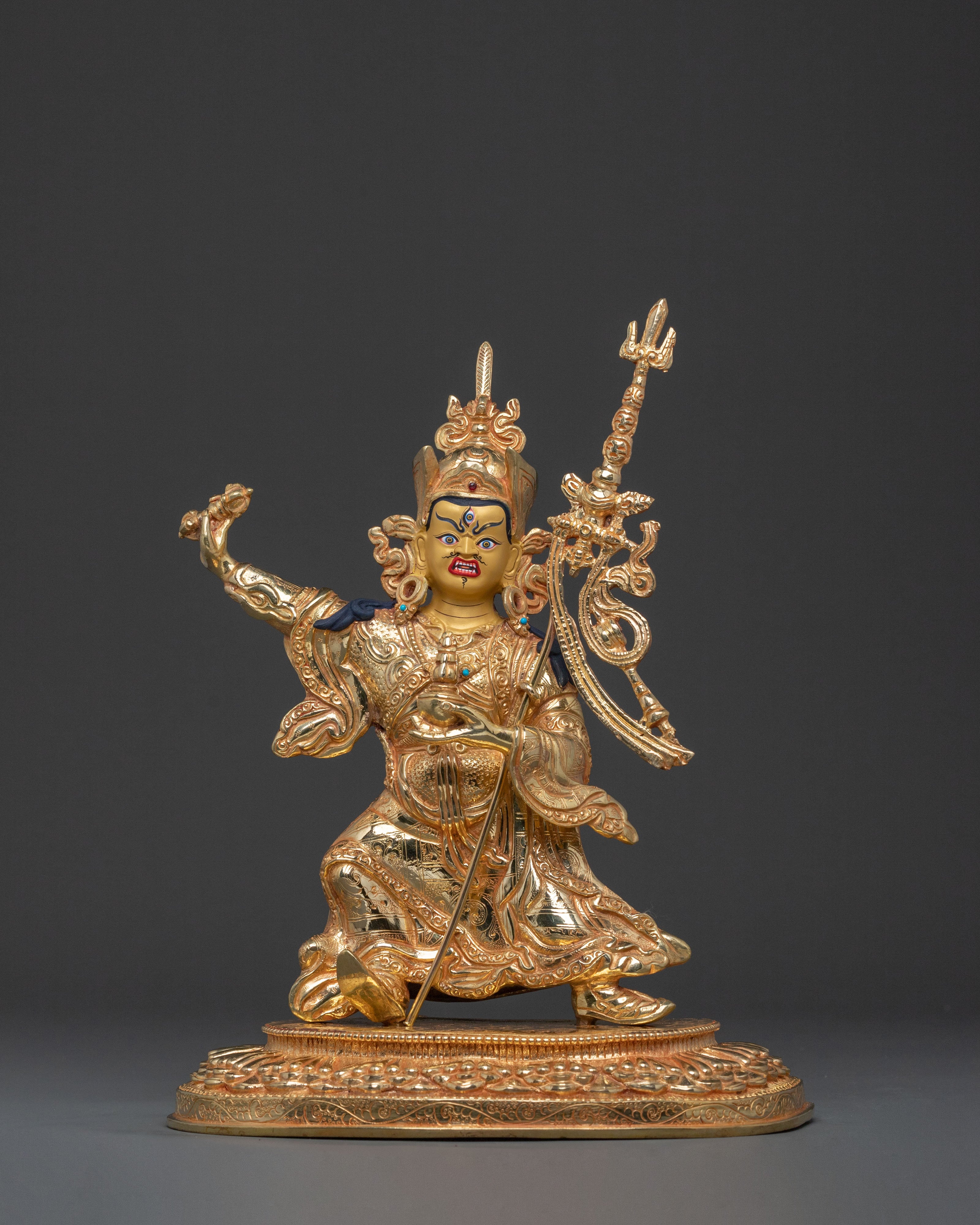 Standing Guru Rinpoche Divine Sculpture | Home Decor