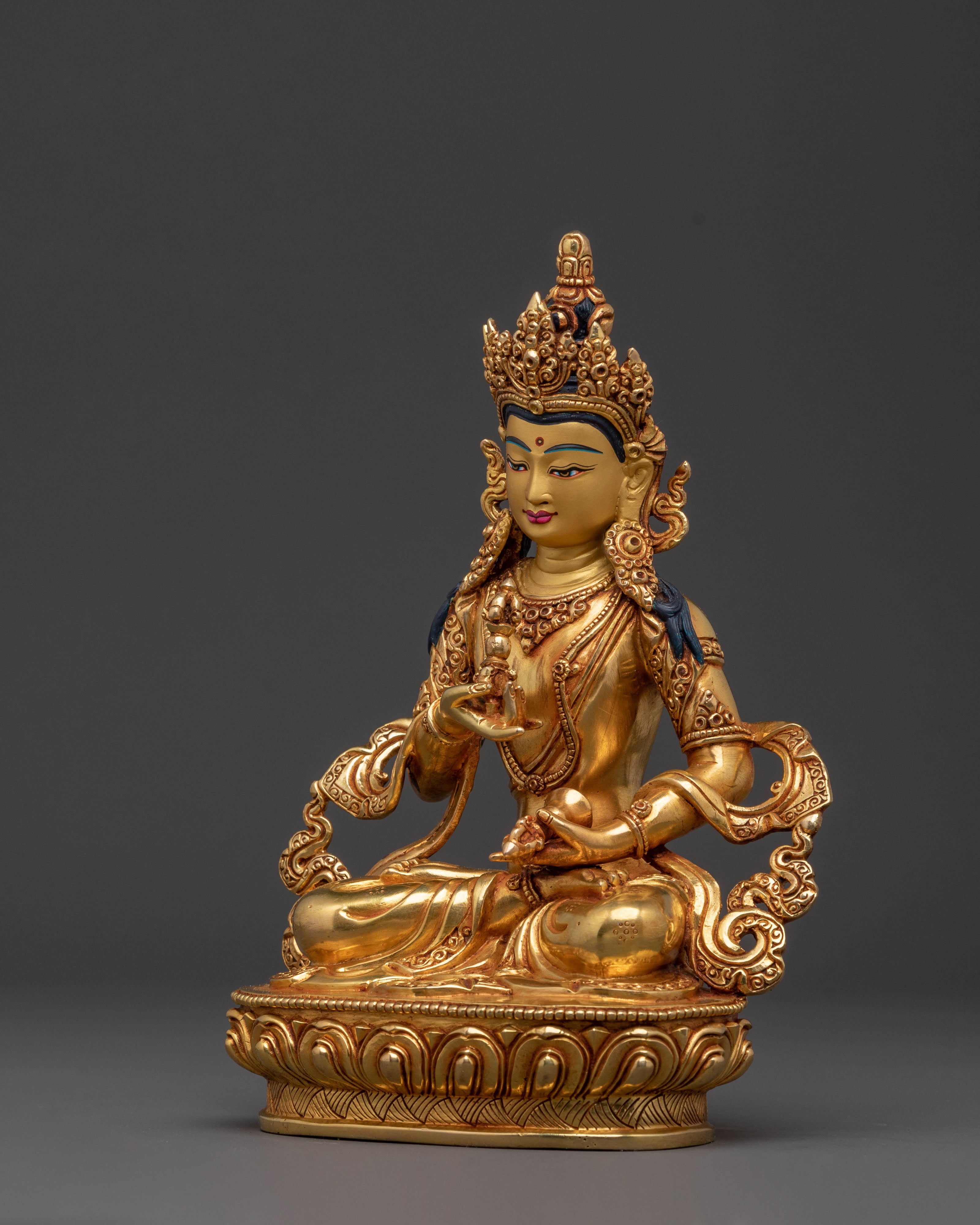 Vajrasattva Golden Statue | Purification and Enlightenment