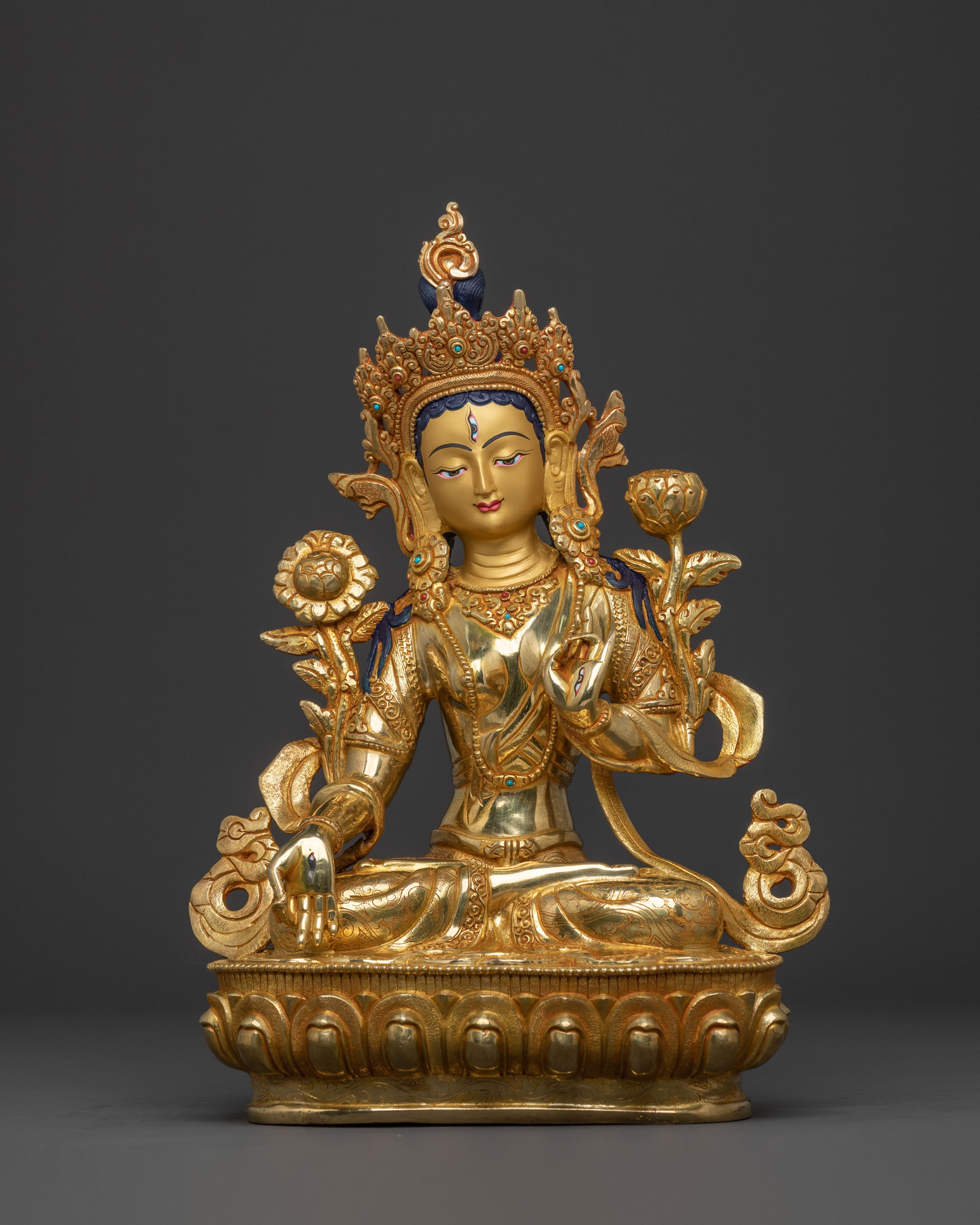 White Tara Statue 
