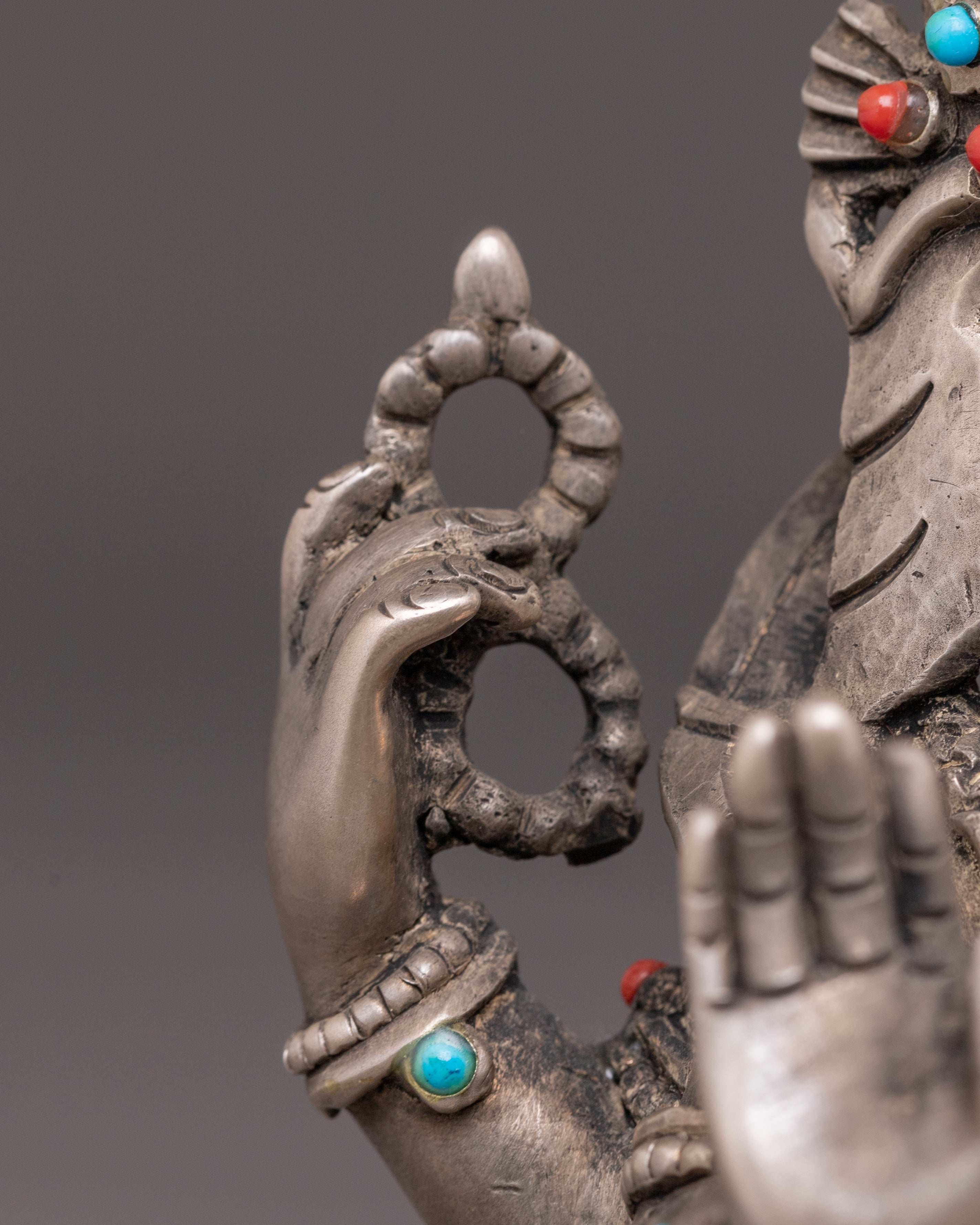 Handcrafted Copper Ganesh Sculpture | Divine Elephant Headed Deity