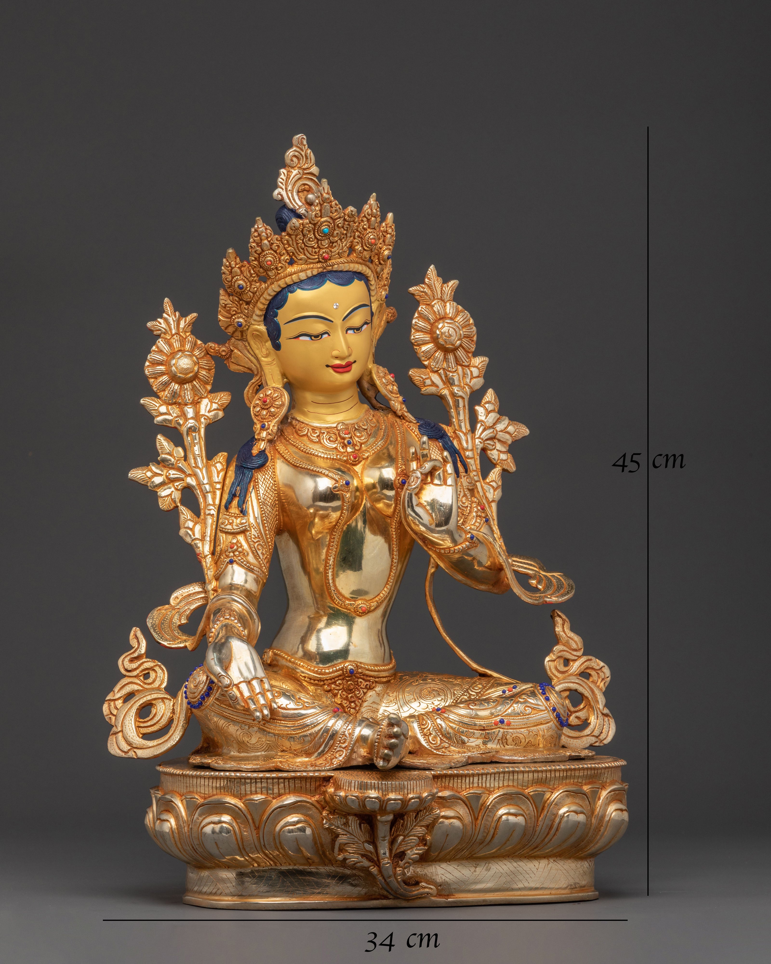 Green Tara Himalayan Statue | Spiritual Protection