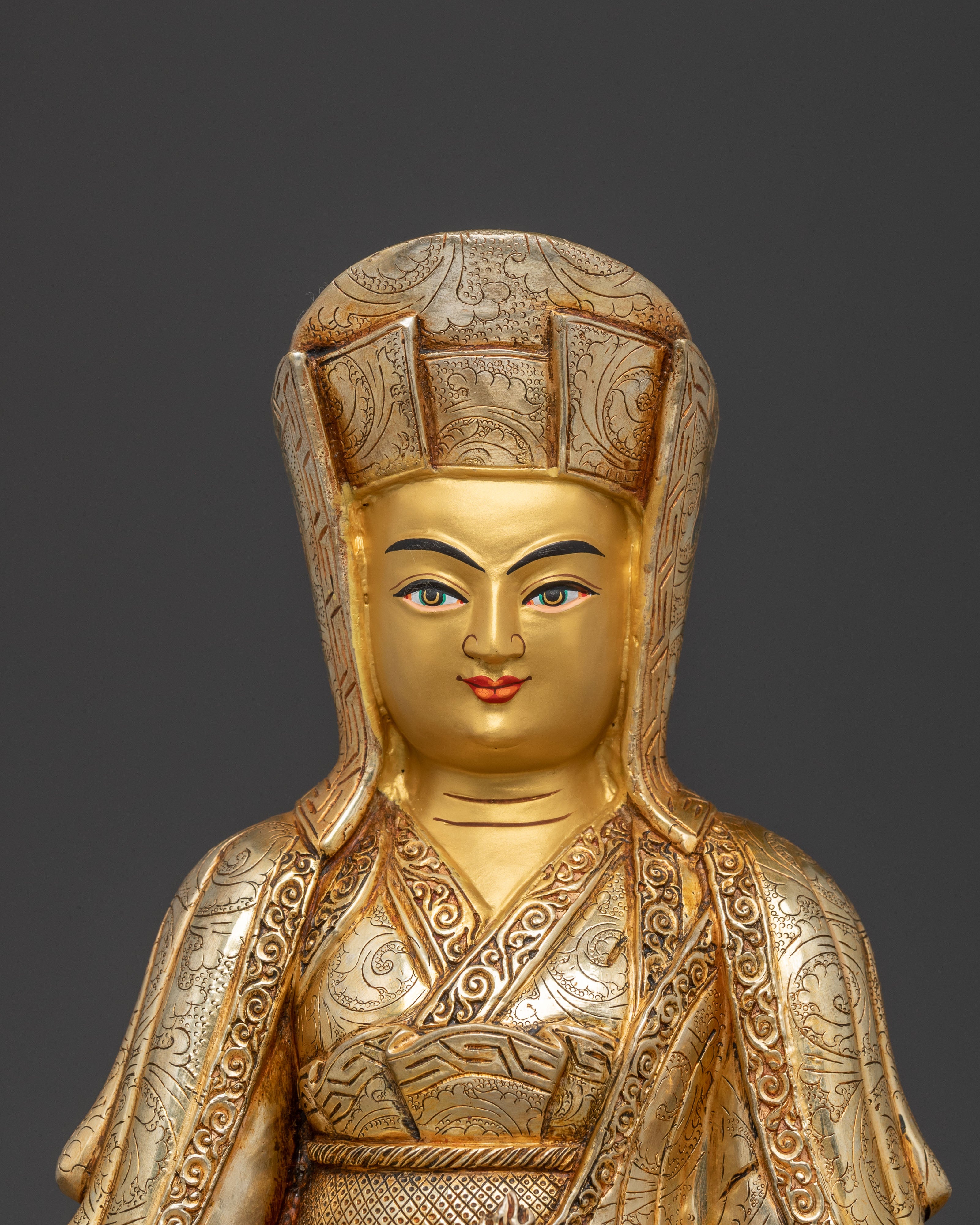 Gampopa Buddhist Master Statue | Sacred Figure