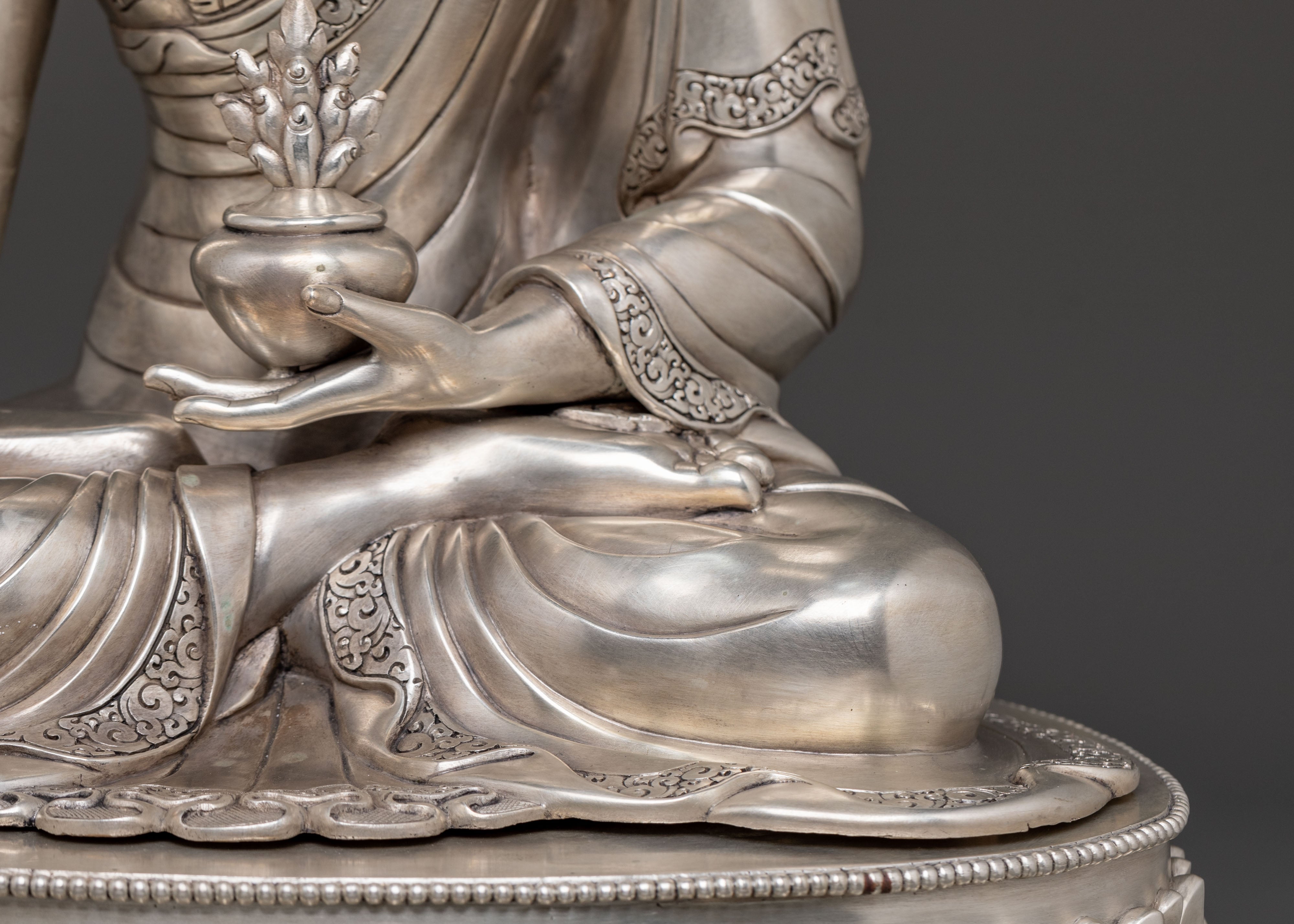 Medicine Buddha Spiritual Statue | Meditation Altar Decor