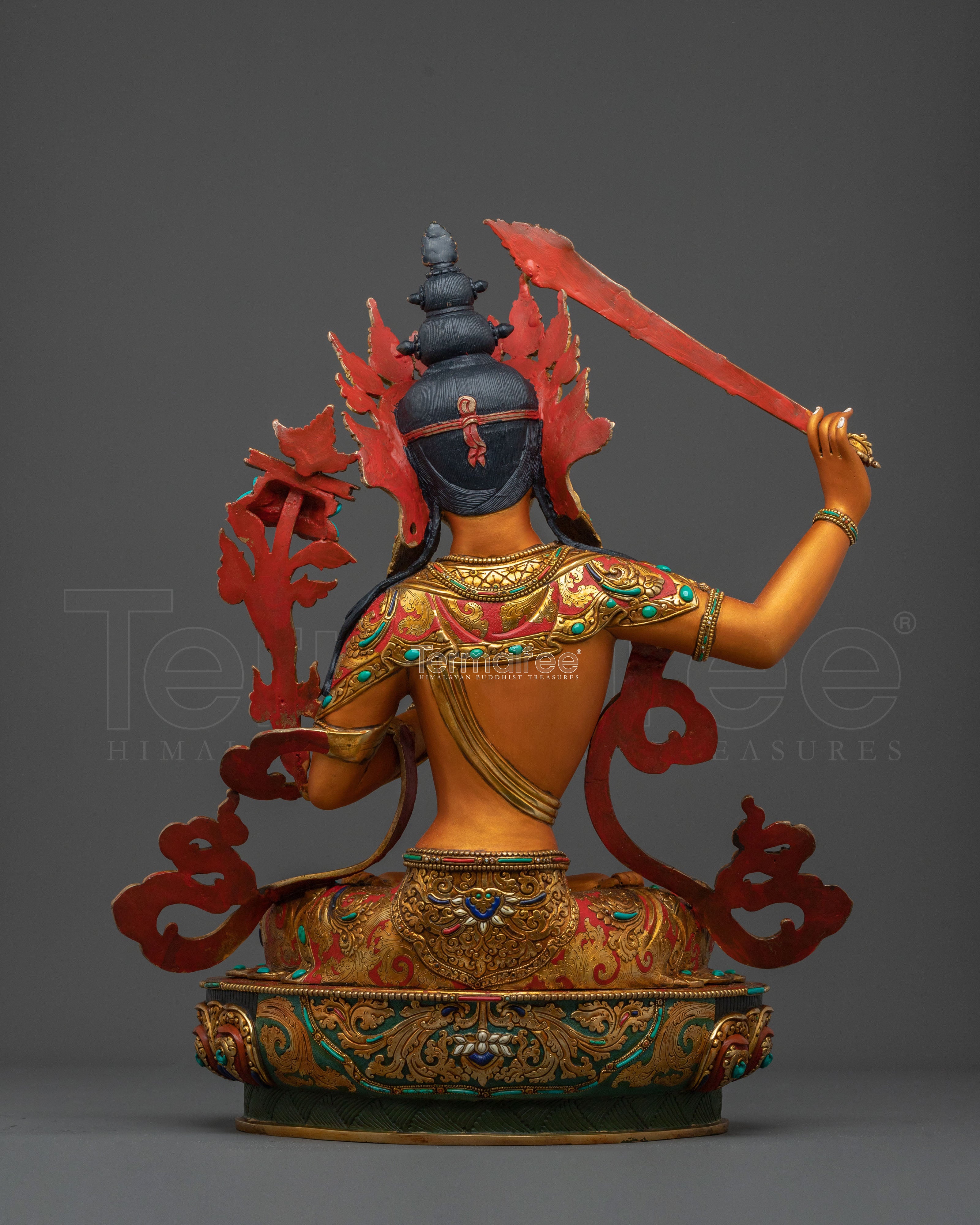Manjughosa Sacred Statue | Tibetan Wisdom Deity