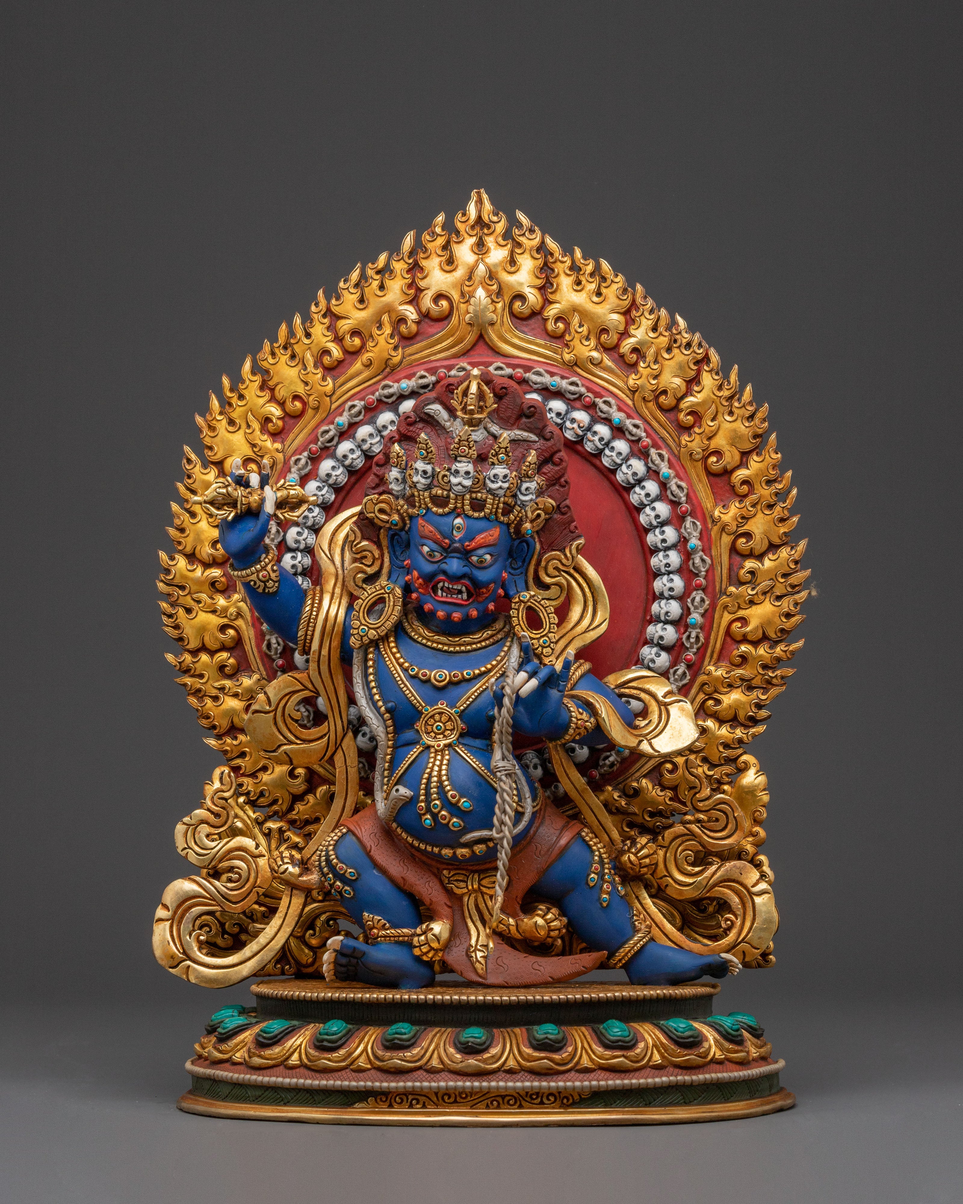 Vajrapani Statue for Meditation – Handcrafted Copper Art