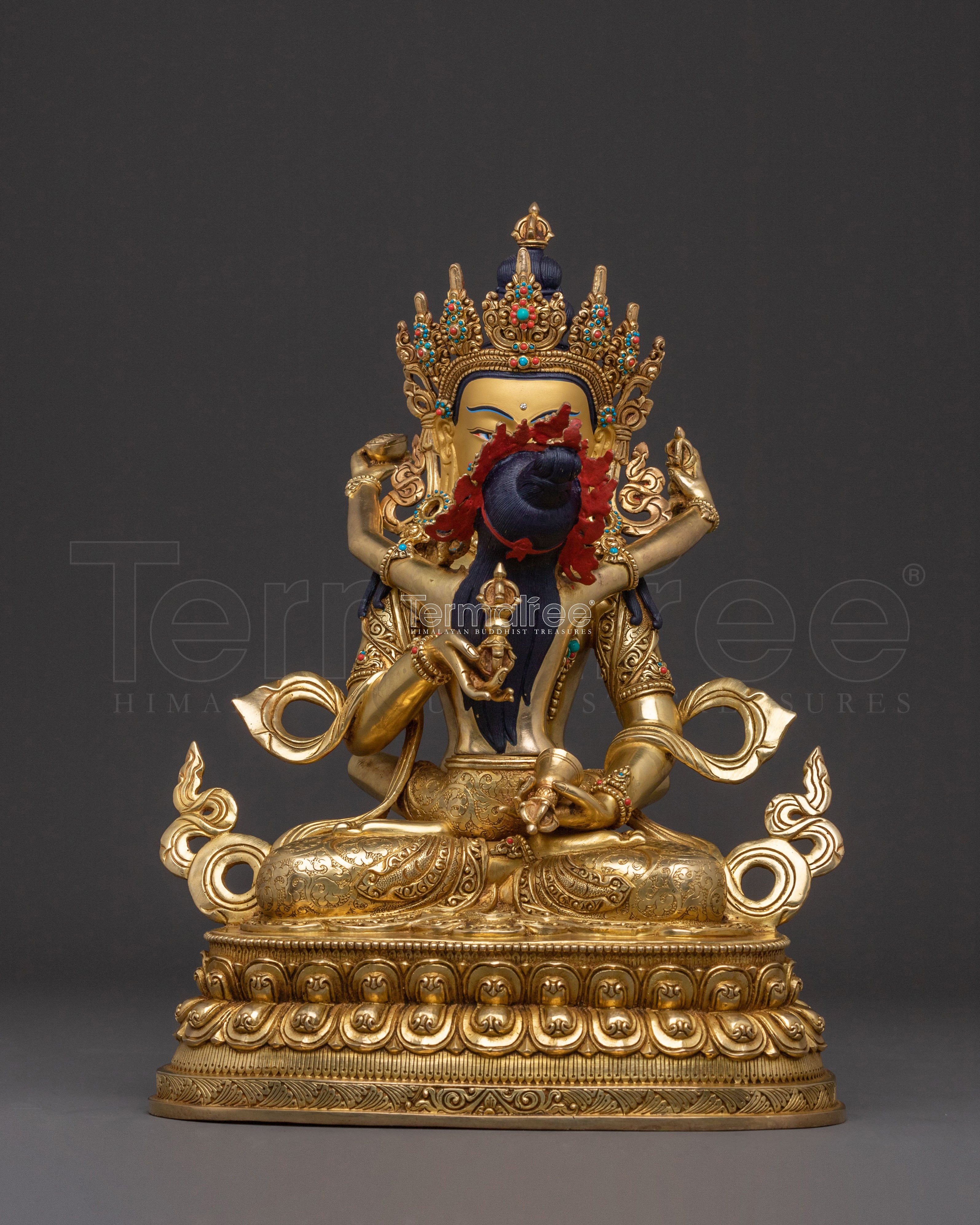 Vajrasattva Statue with Vajragarvi