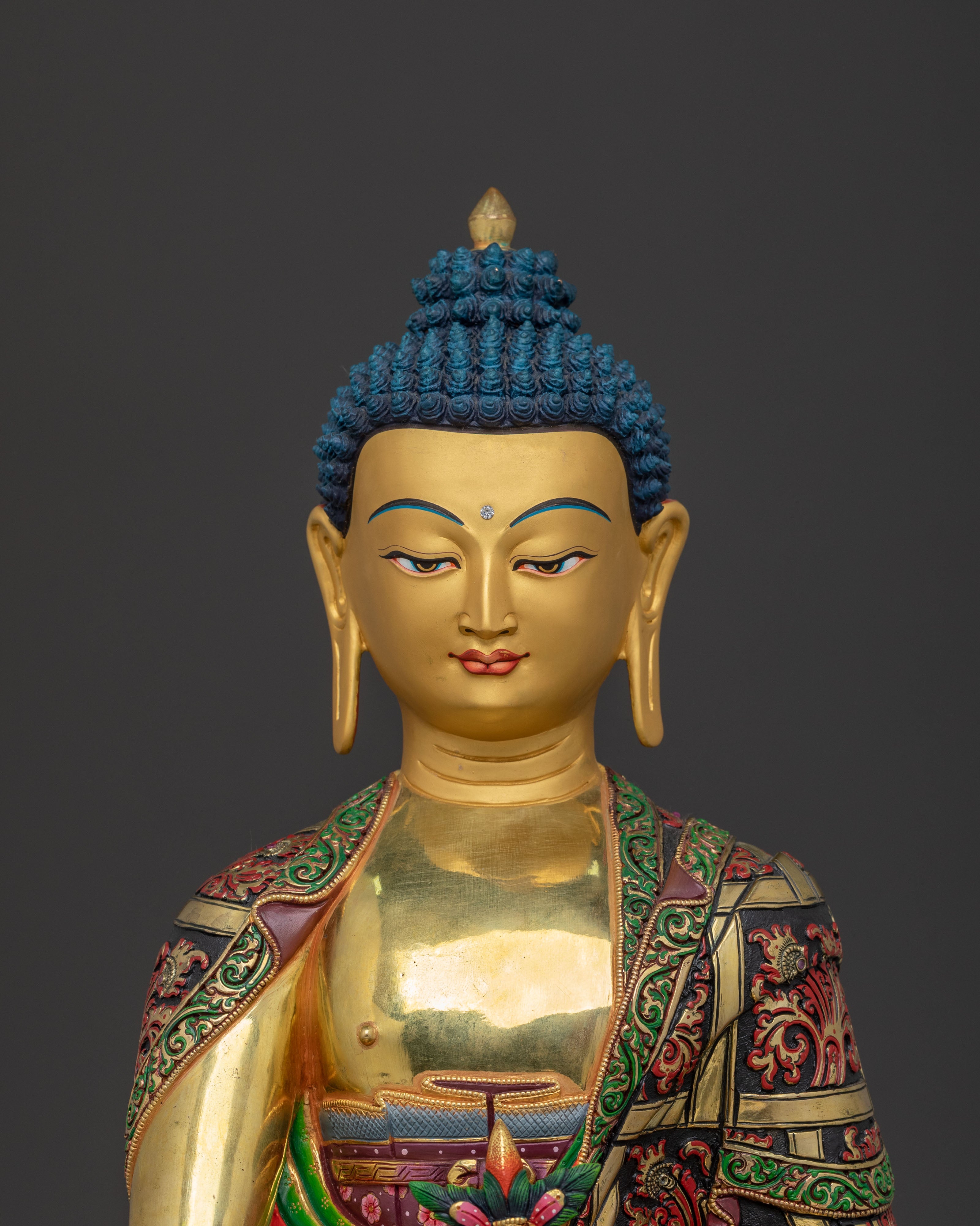 Medicine Buddha Blessing Statue | Healing Icon