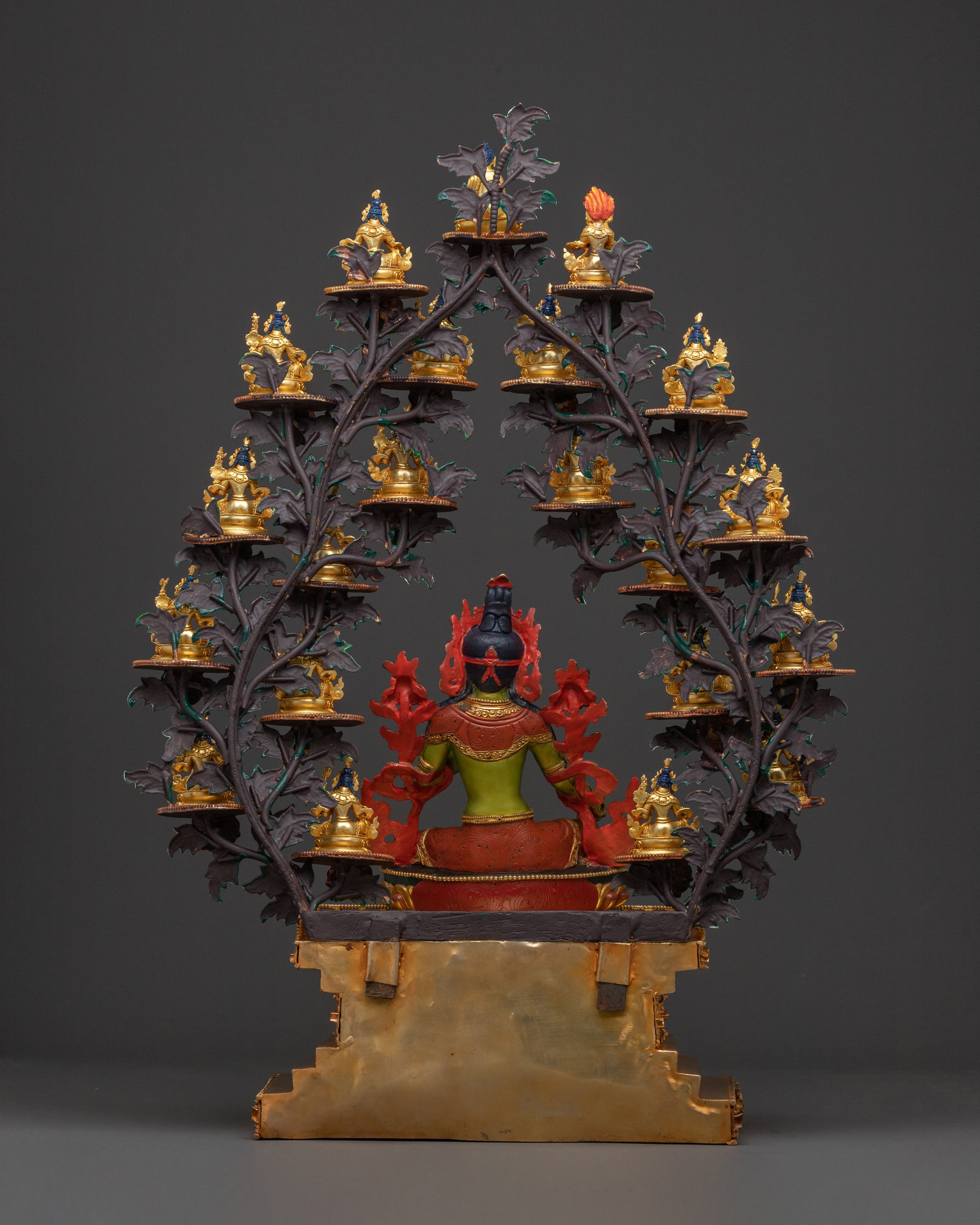 Handcrafted 21 Tara Statue Set | Altar Home Decor