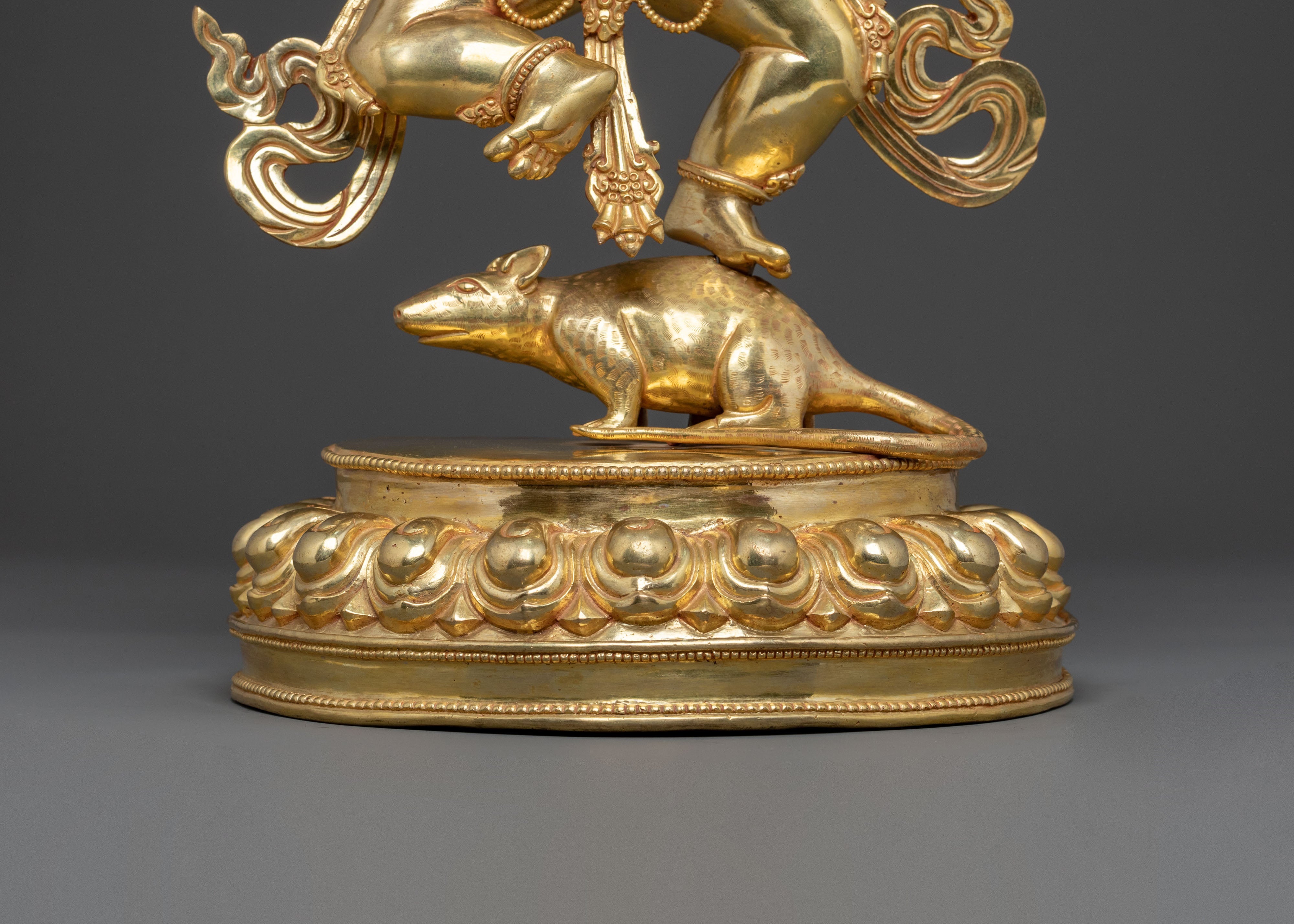 Hindu God Ganesh Blessing Statue | Sacred Figurine