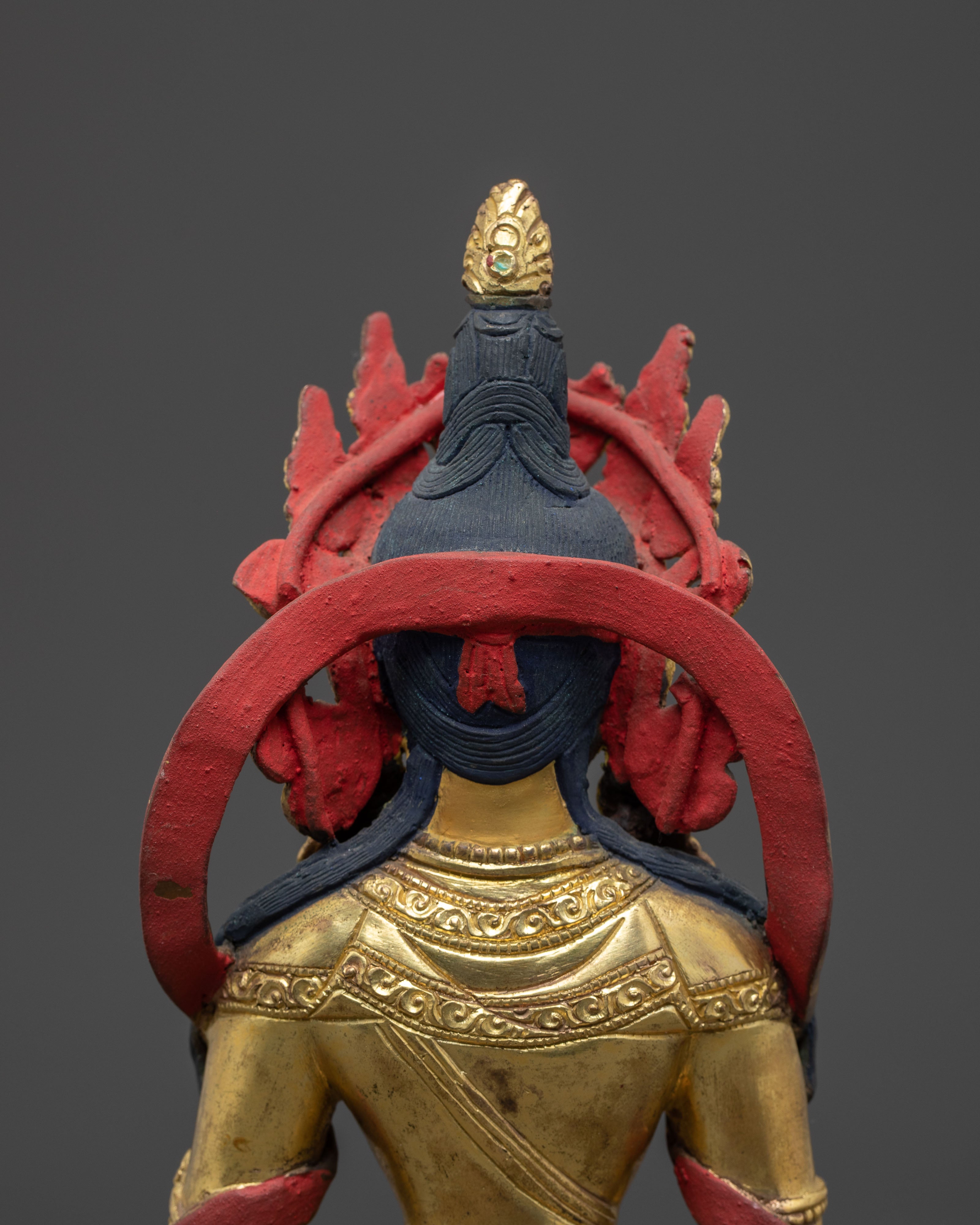 Handmade Amitayus Immortality Statue | Symbol of Longevity and Healing