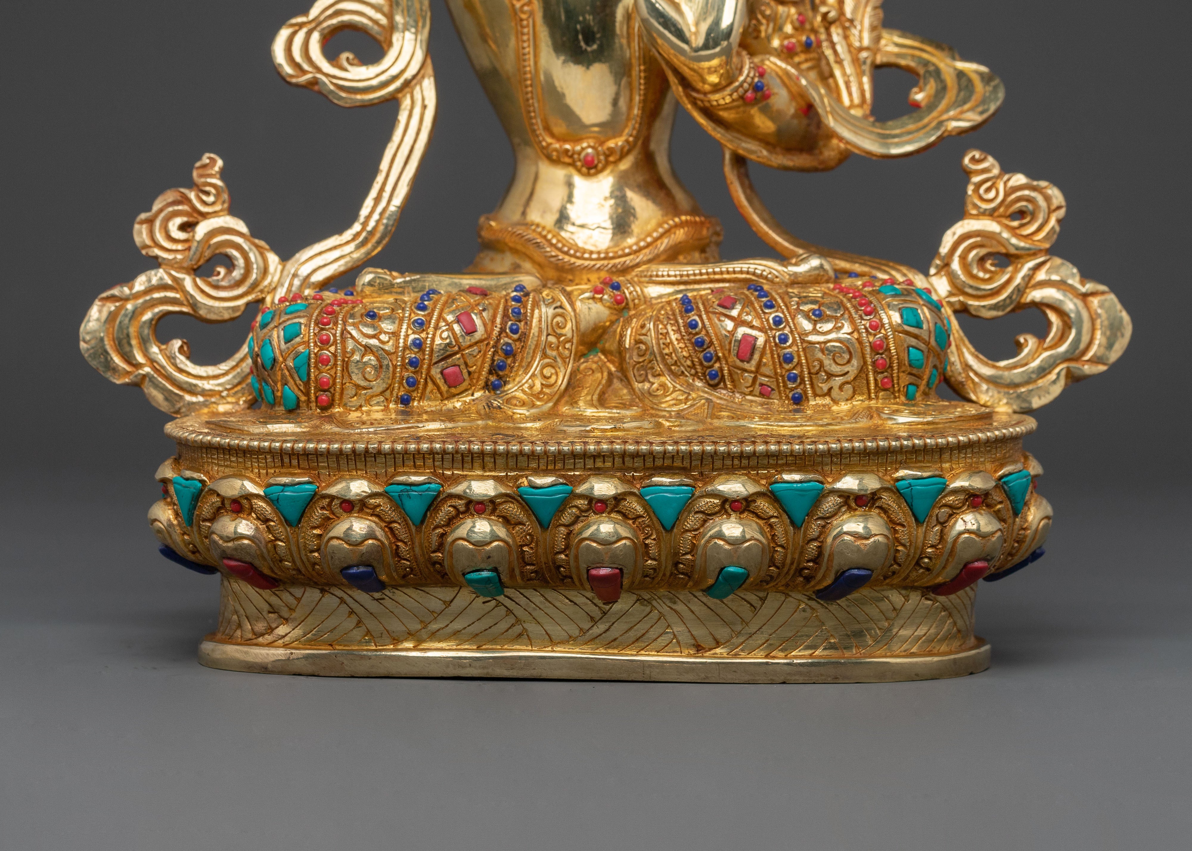 Manjushri Sculpture: Wisdom Bodhisattva