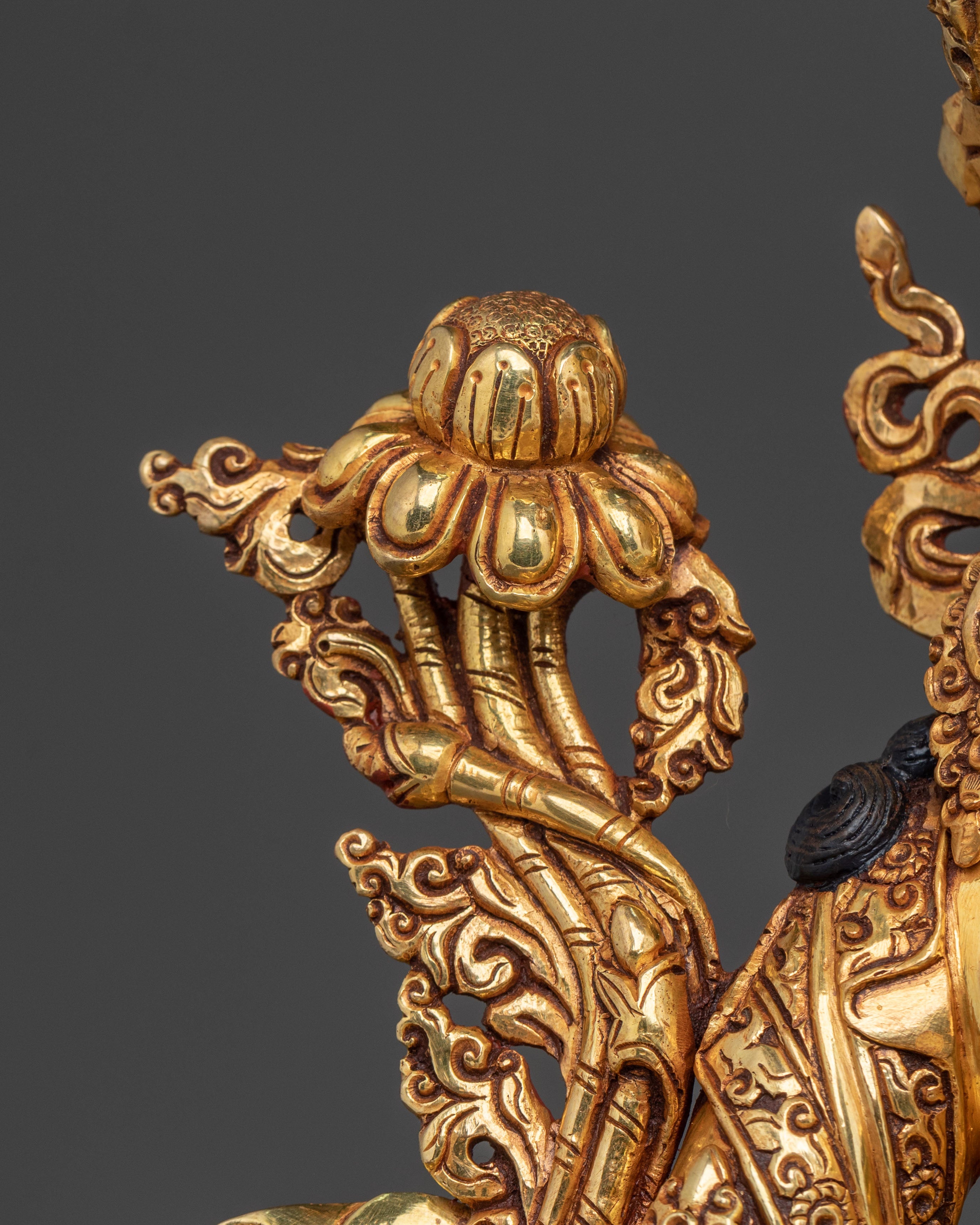 Sacred Protection Green Tara Statue: Compassionate Goddess