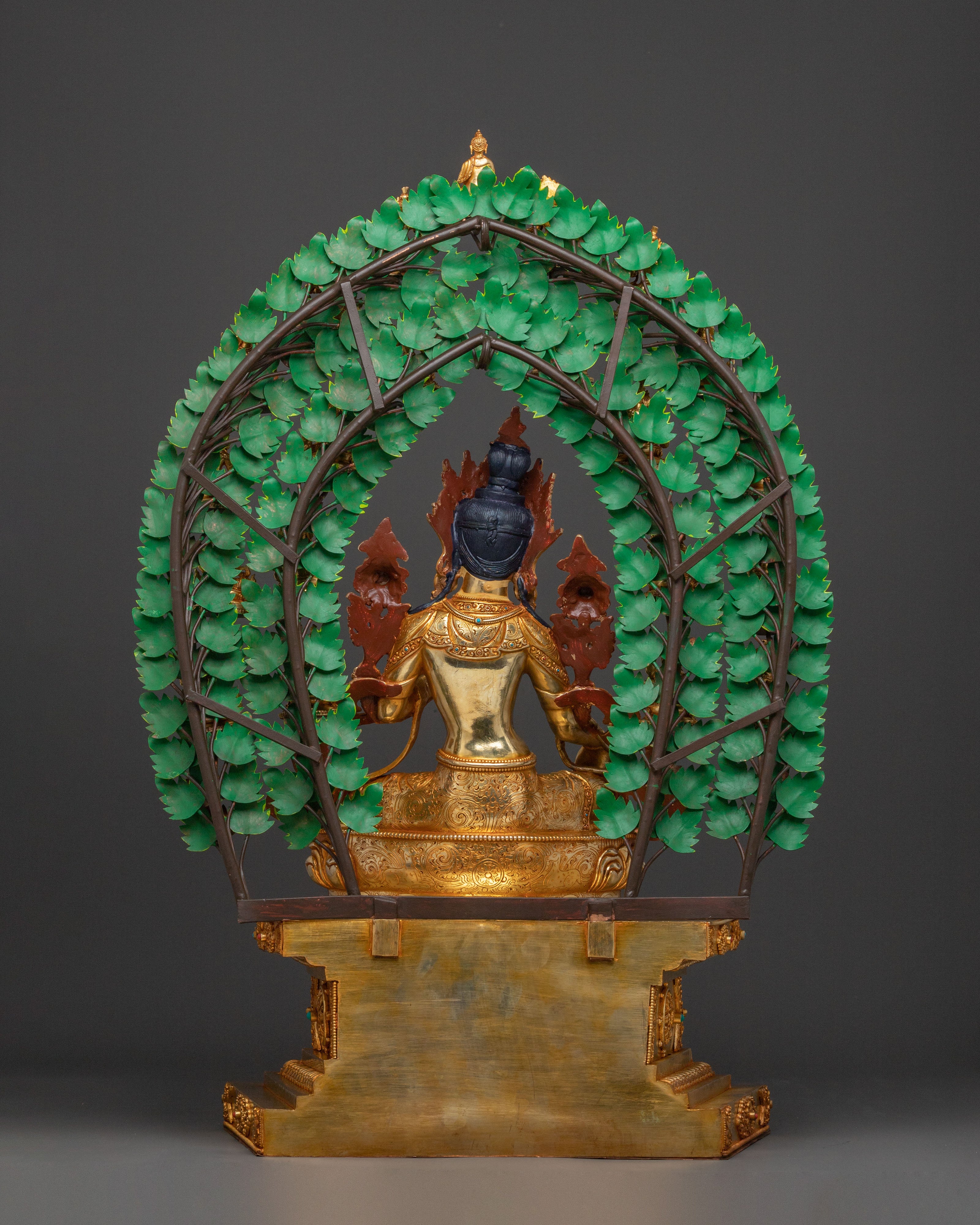 21 Tara Golden Statue Set | Handcrafted Devotion