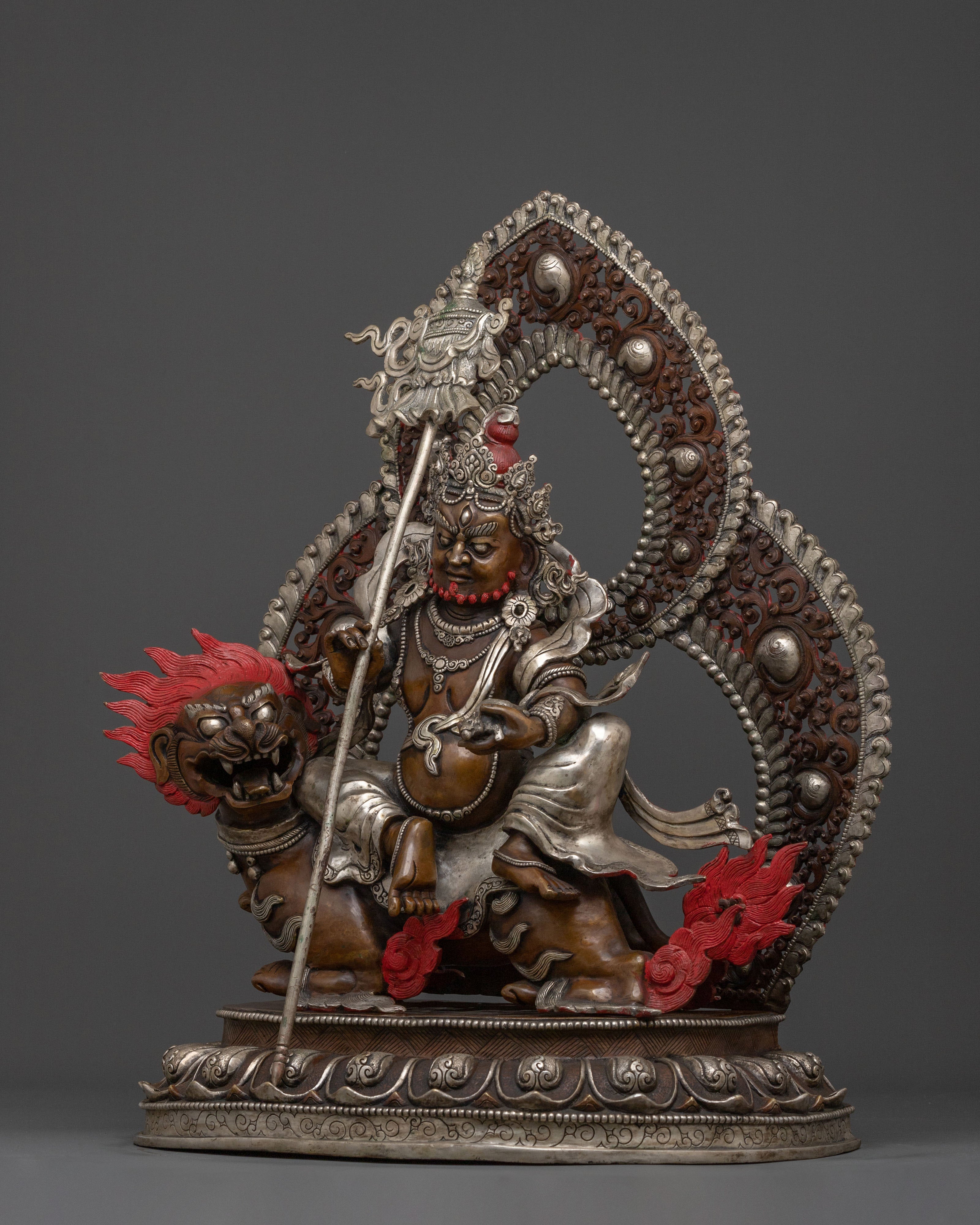 Hand-Carved Namtoshe Statue | Wealth Guardian