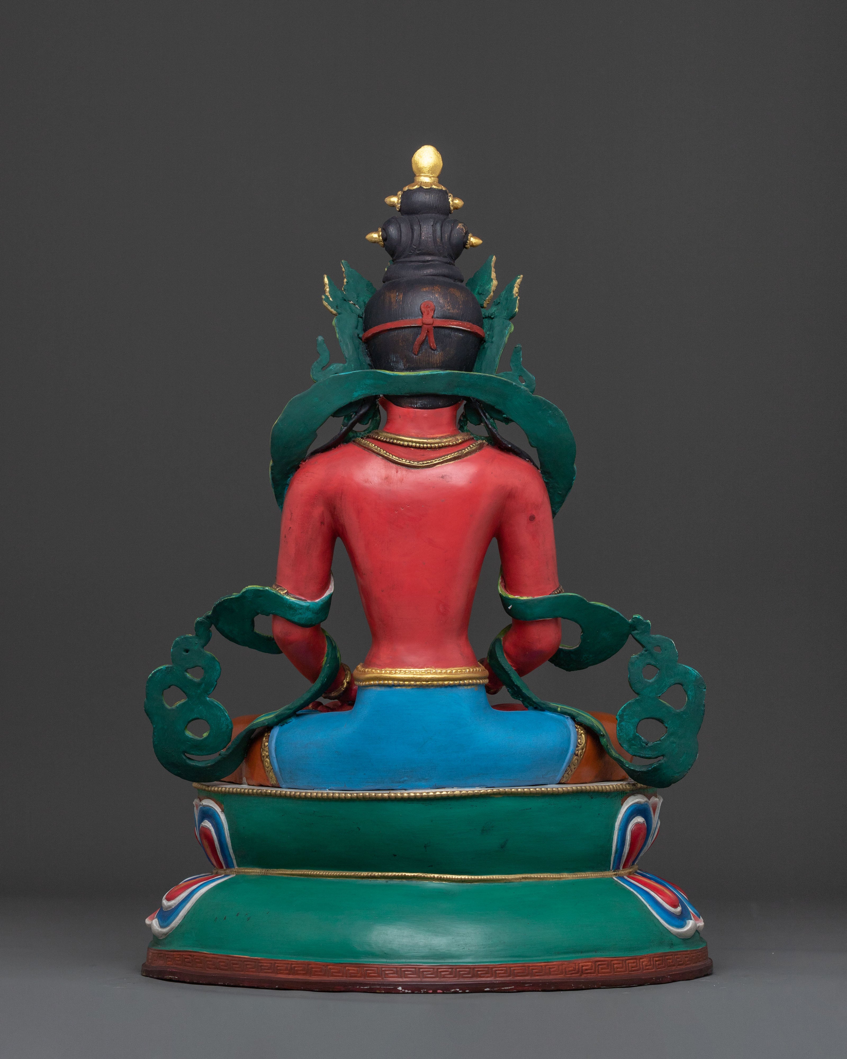 Amitayus Devotional Statue | Spiritual Decor for Longevity