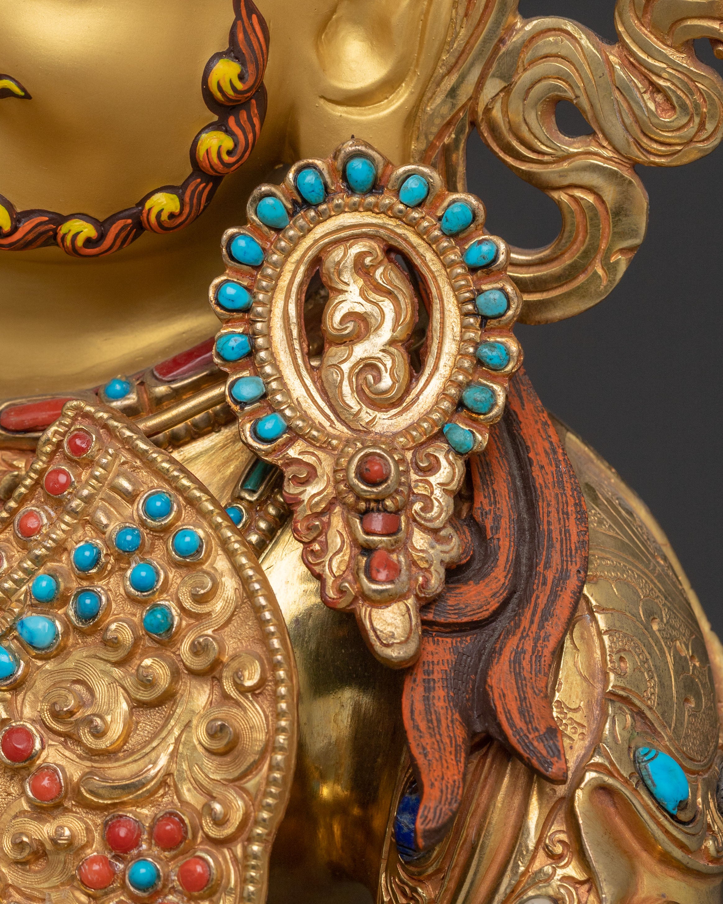 Zambhala Golden Statue | Guardian of Abundance
