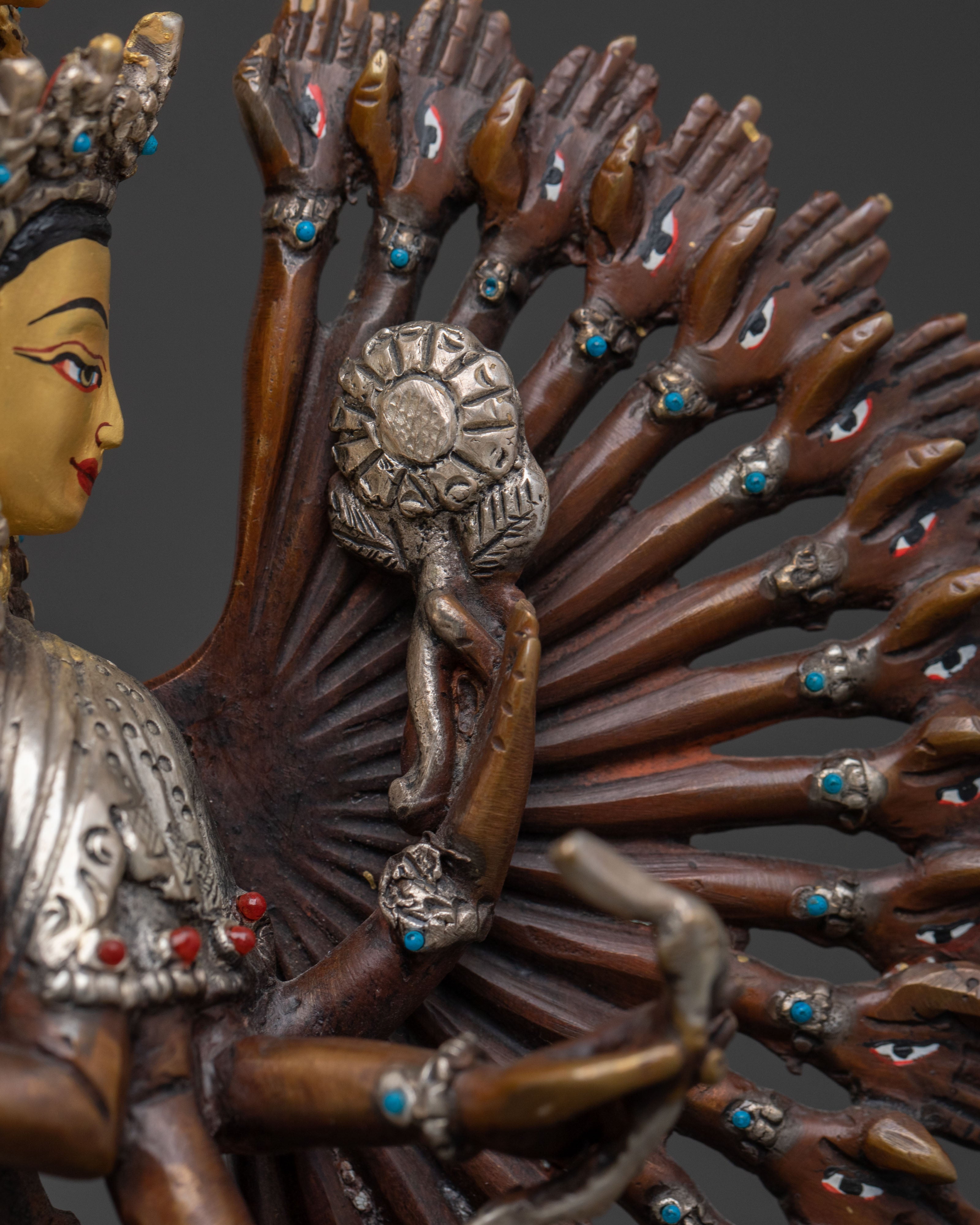 1000 Armed Chenrezig Statue | Compassionate Figurine