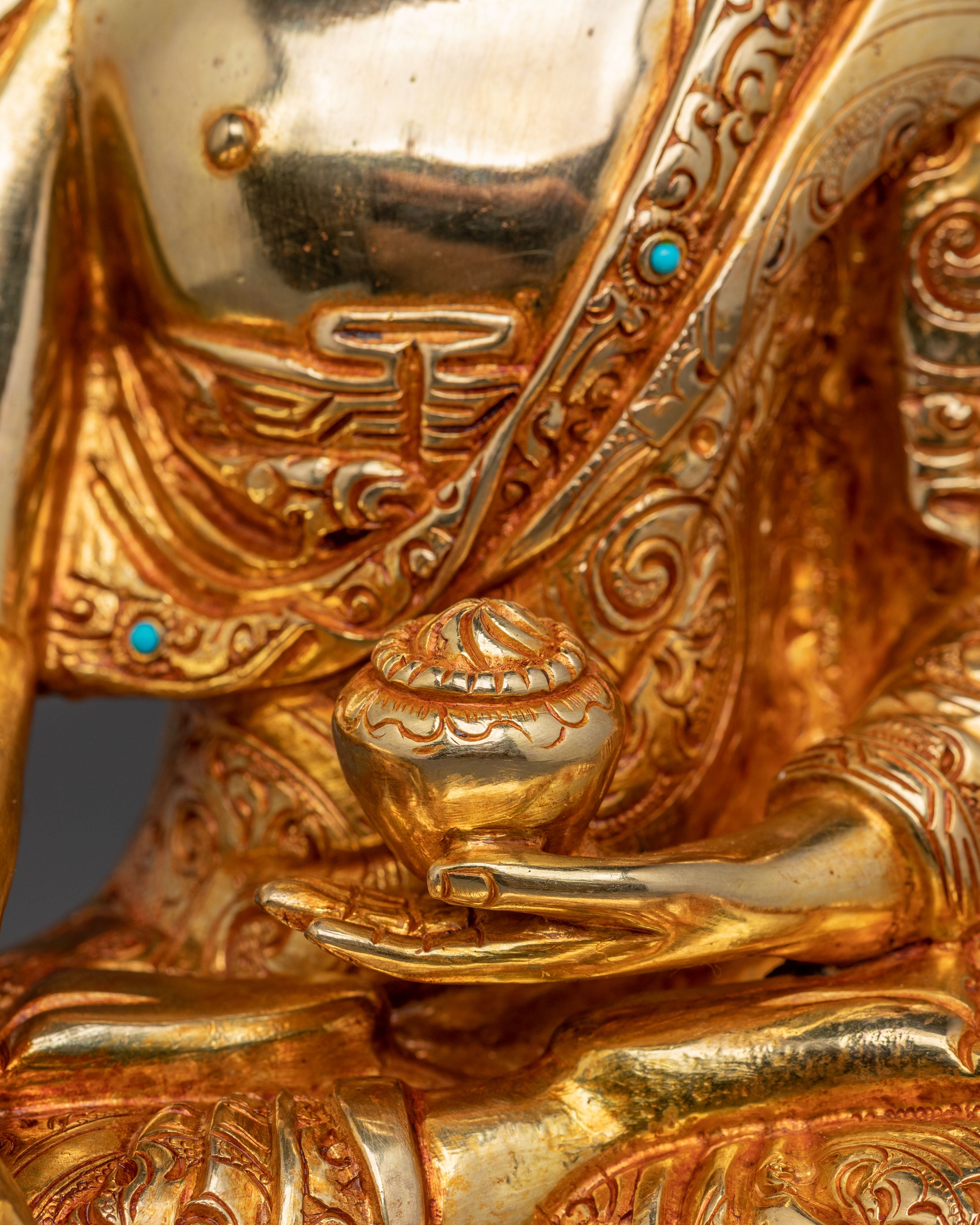 Shakyamuni Buddha Handcrafted Copper Statue