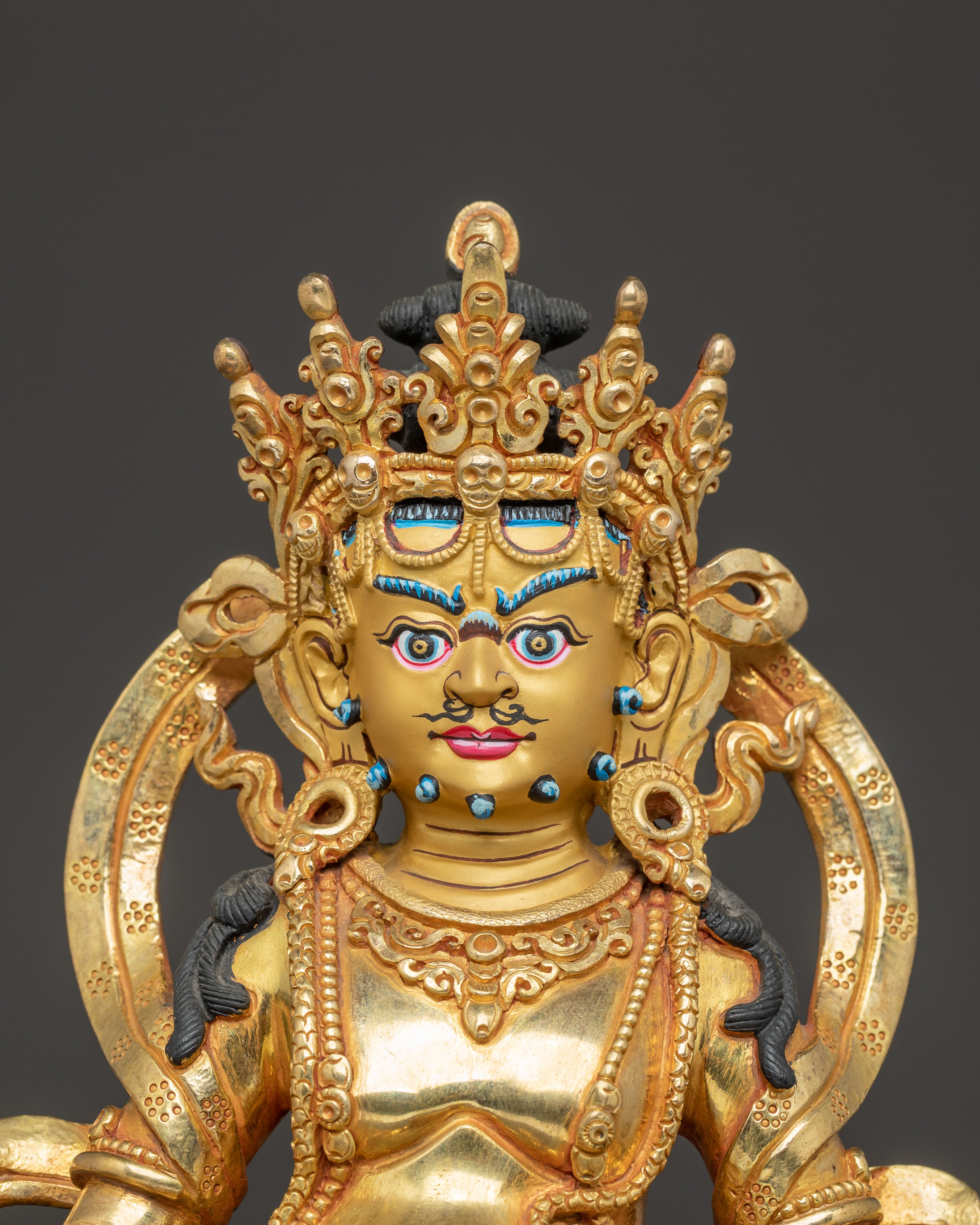 Handcrafted Wealth Icon Dzambhala Statue | Prosperity Deity