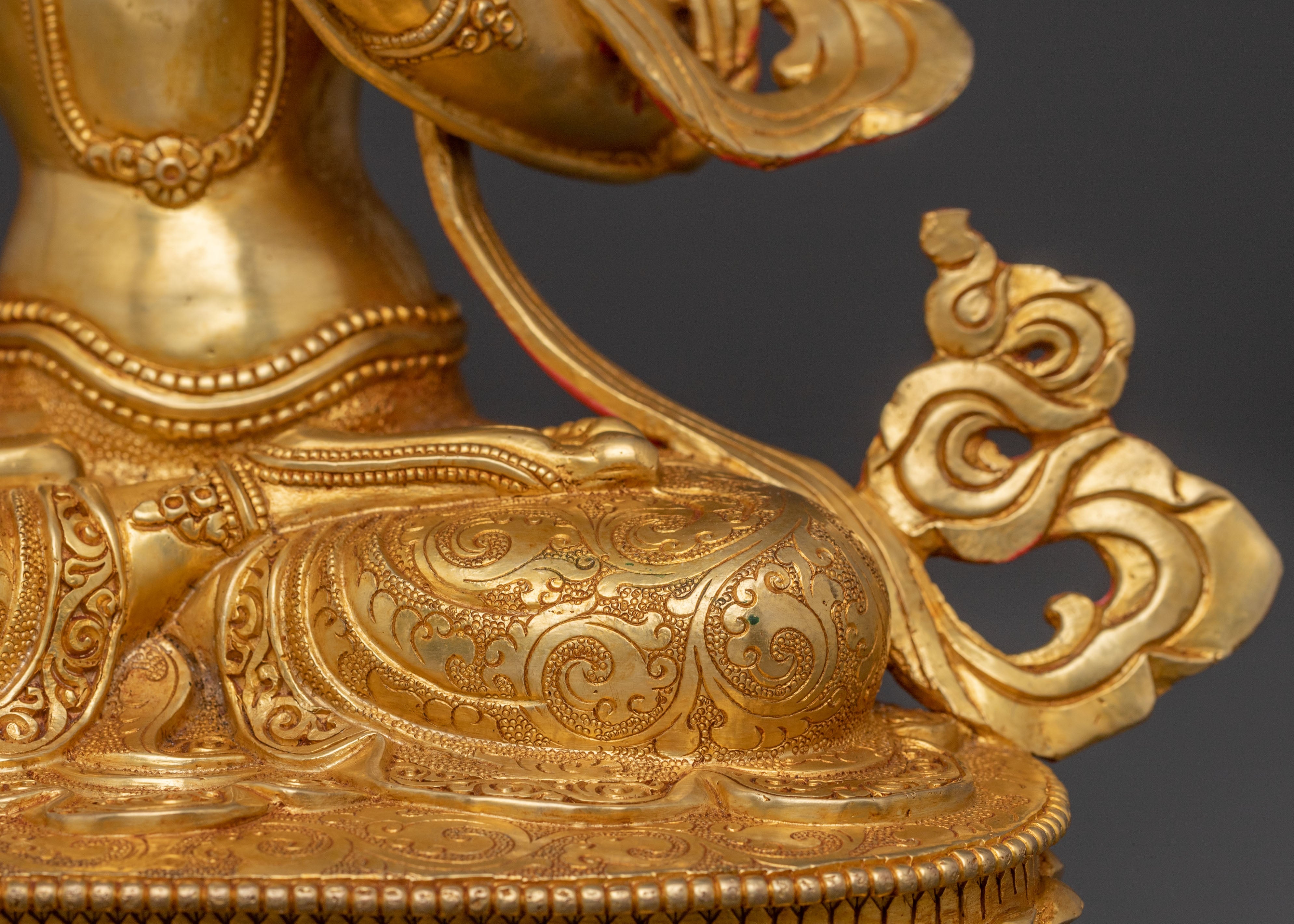 Bodhisattva Manjushri Statue of Wisdom | Sacred Meditation Home Decor