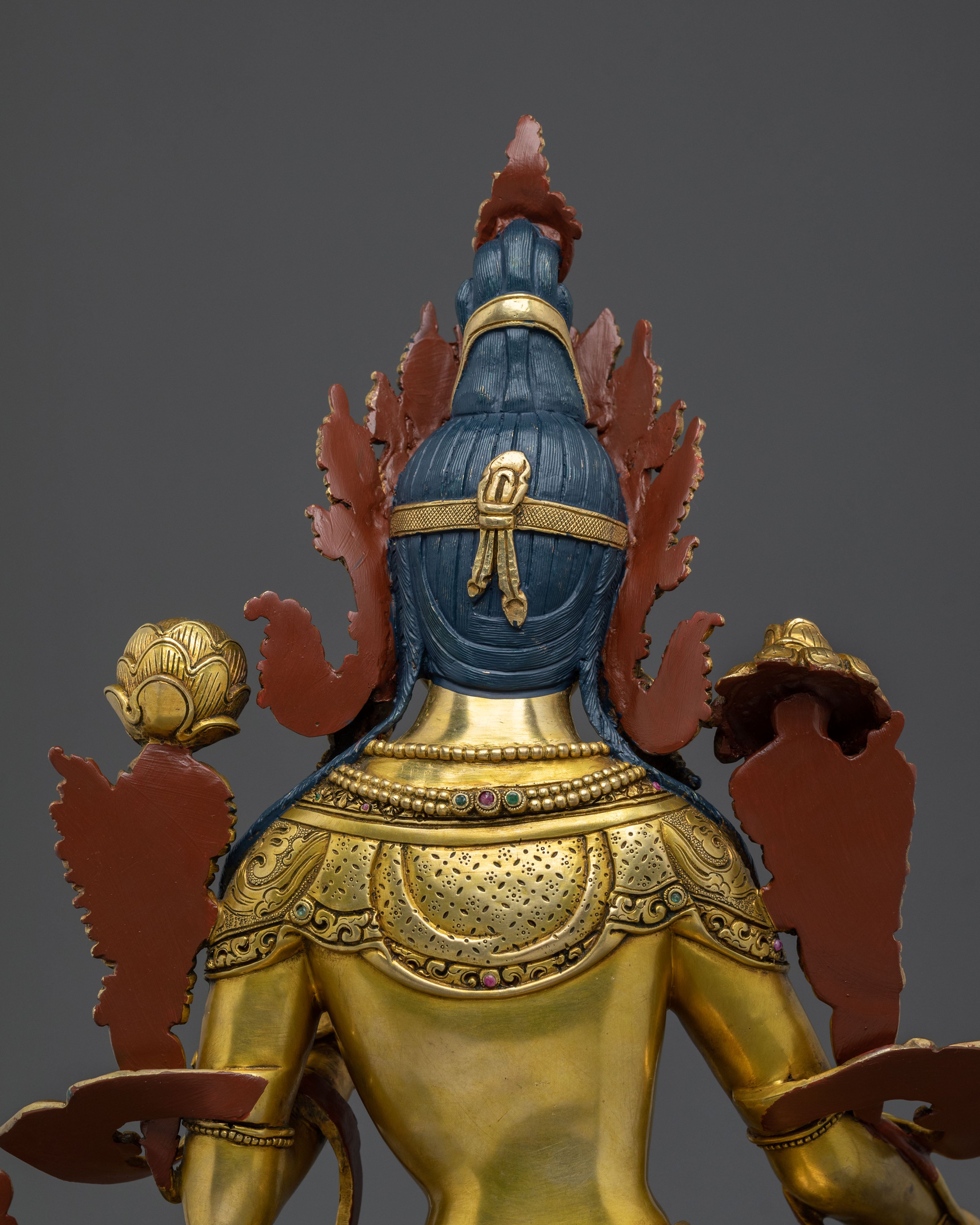Tibetan Goddess Green Tara Statue | Buddhist Shrine