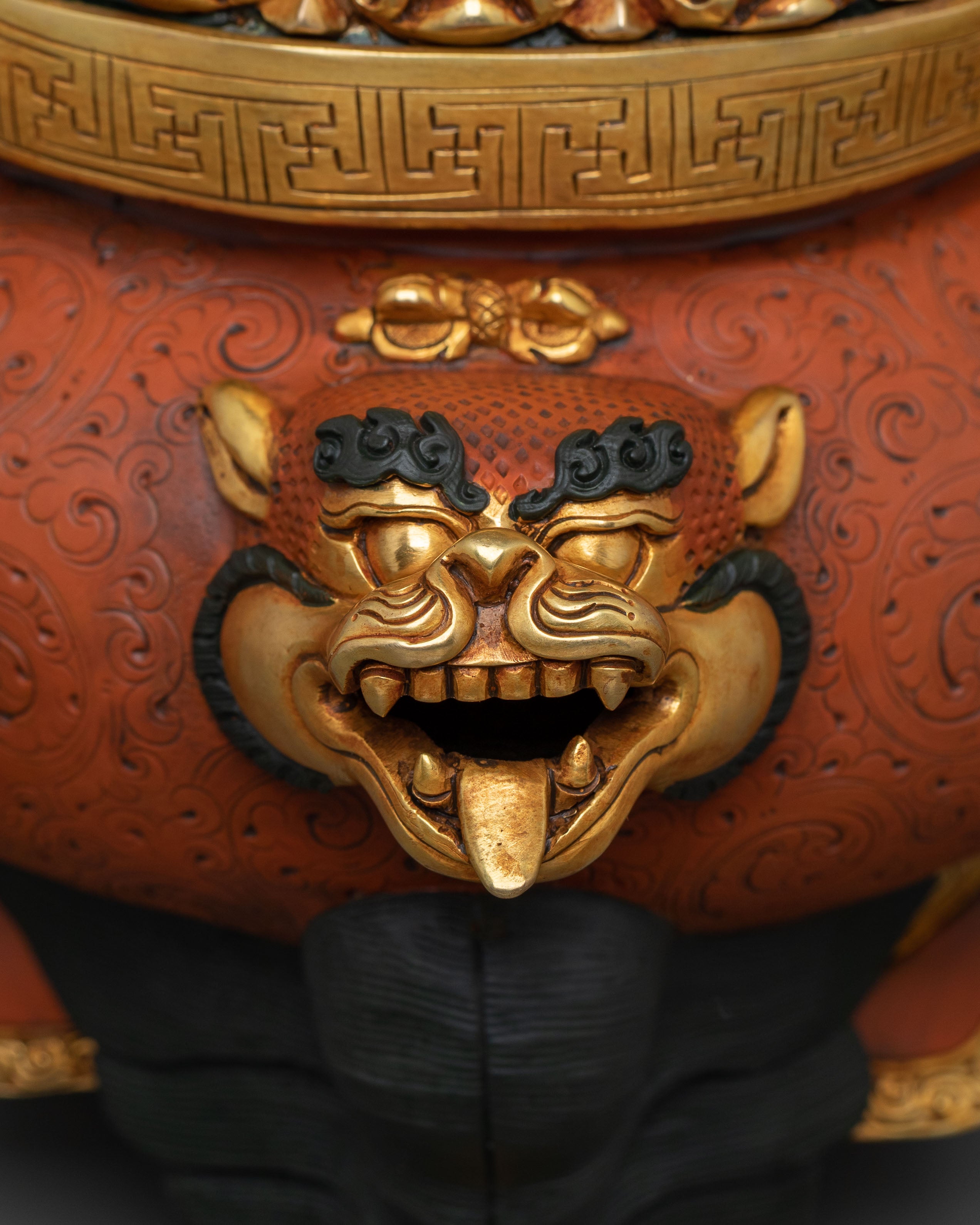 Vajradaka Traditional Sculpture – Exquisite Gilded Copper