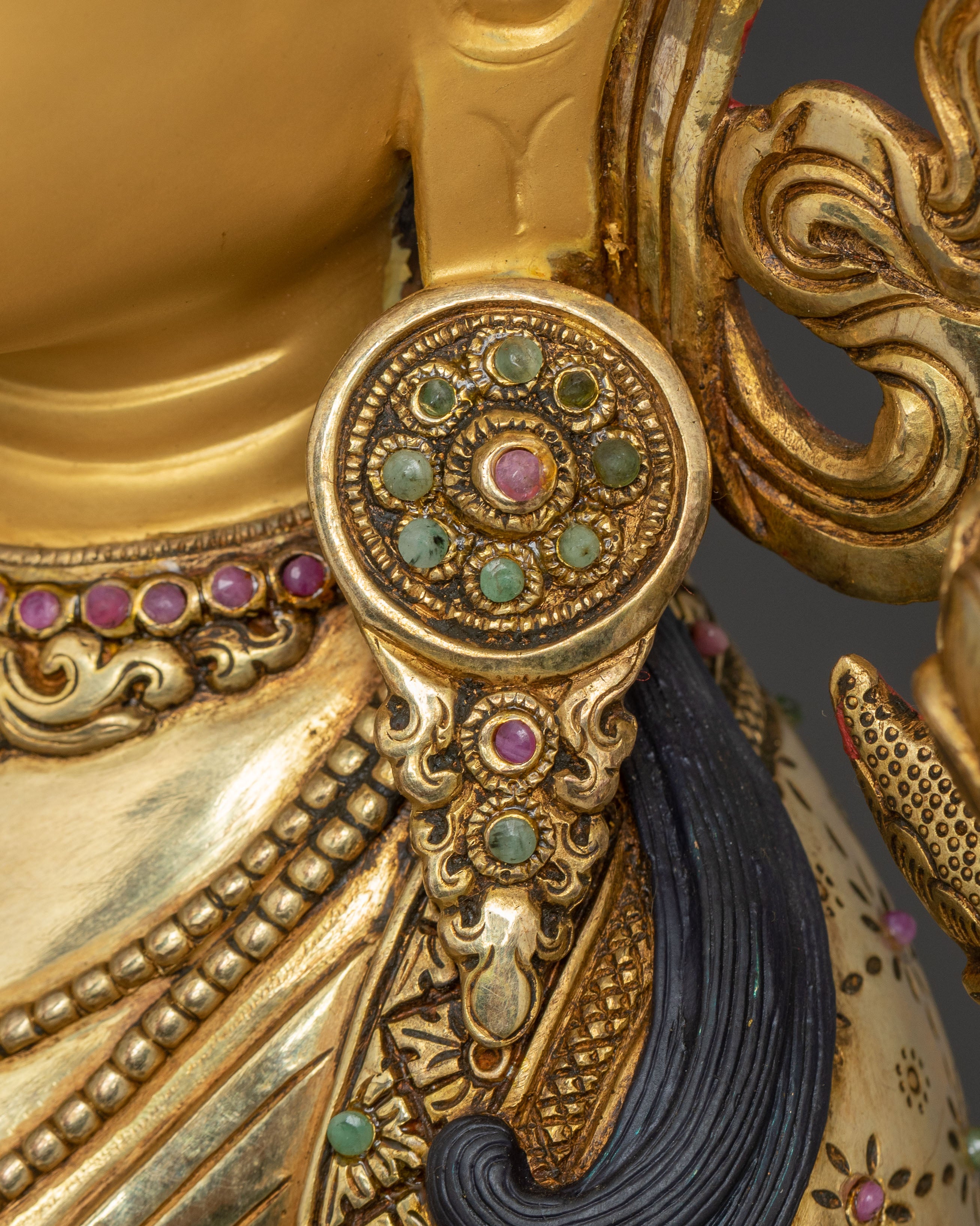 White Tara Statue: Deity of Long Life and Good Health