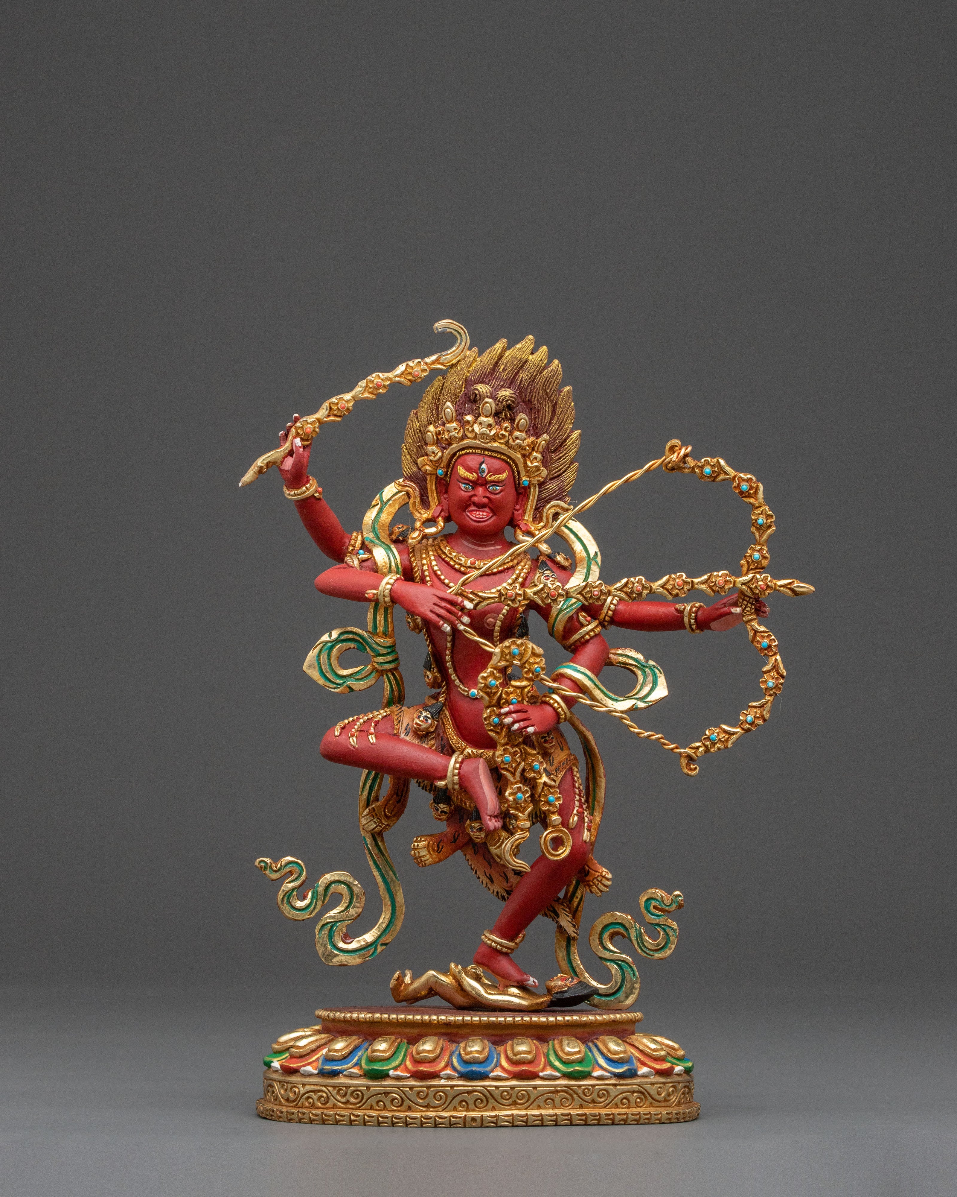 Kurukulla Wrathful Dakini Sacred Statue | Buddhist Decor