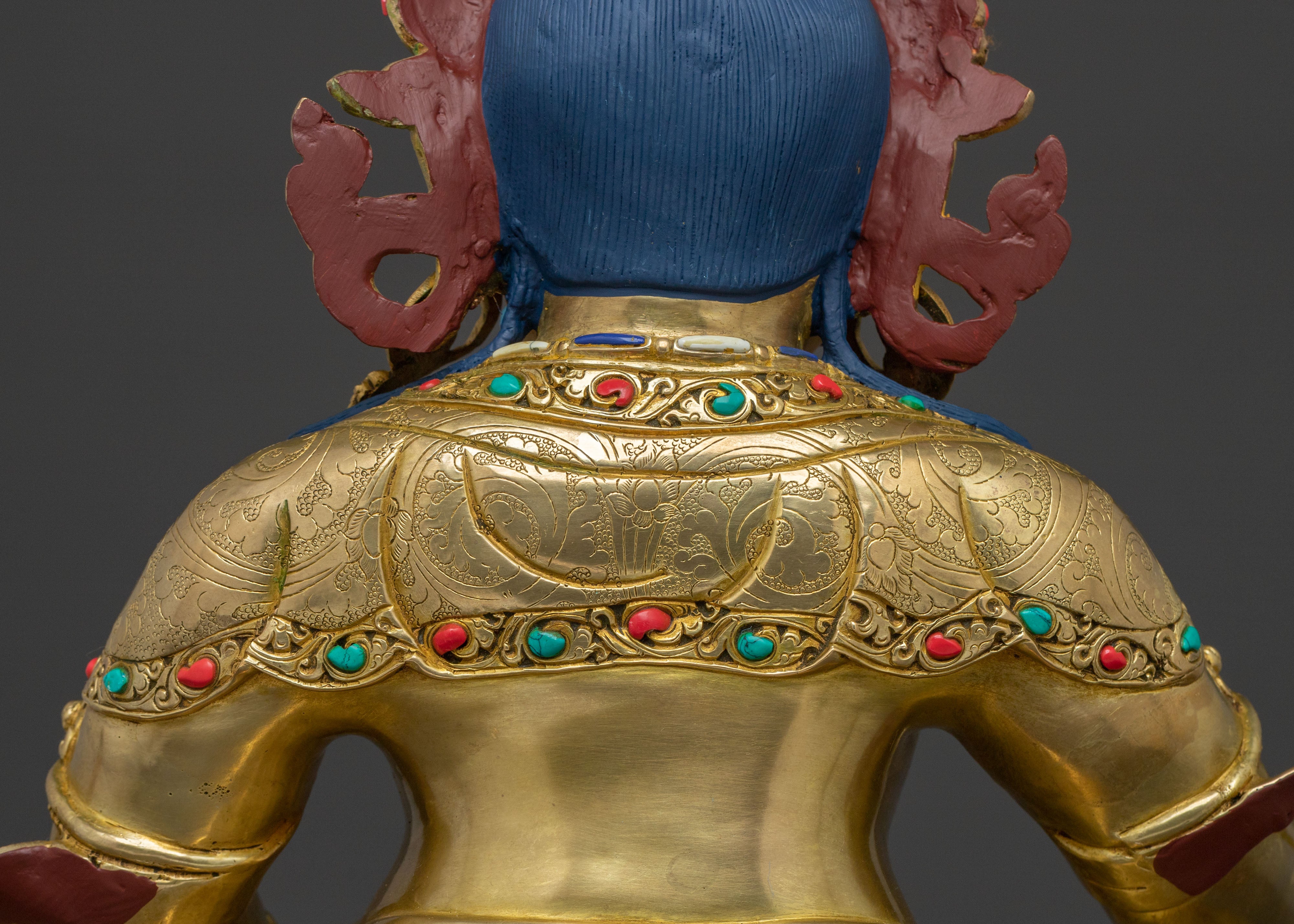 Wealth Guardian: Dzambhala Golden Statue