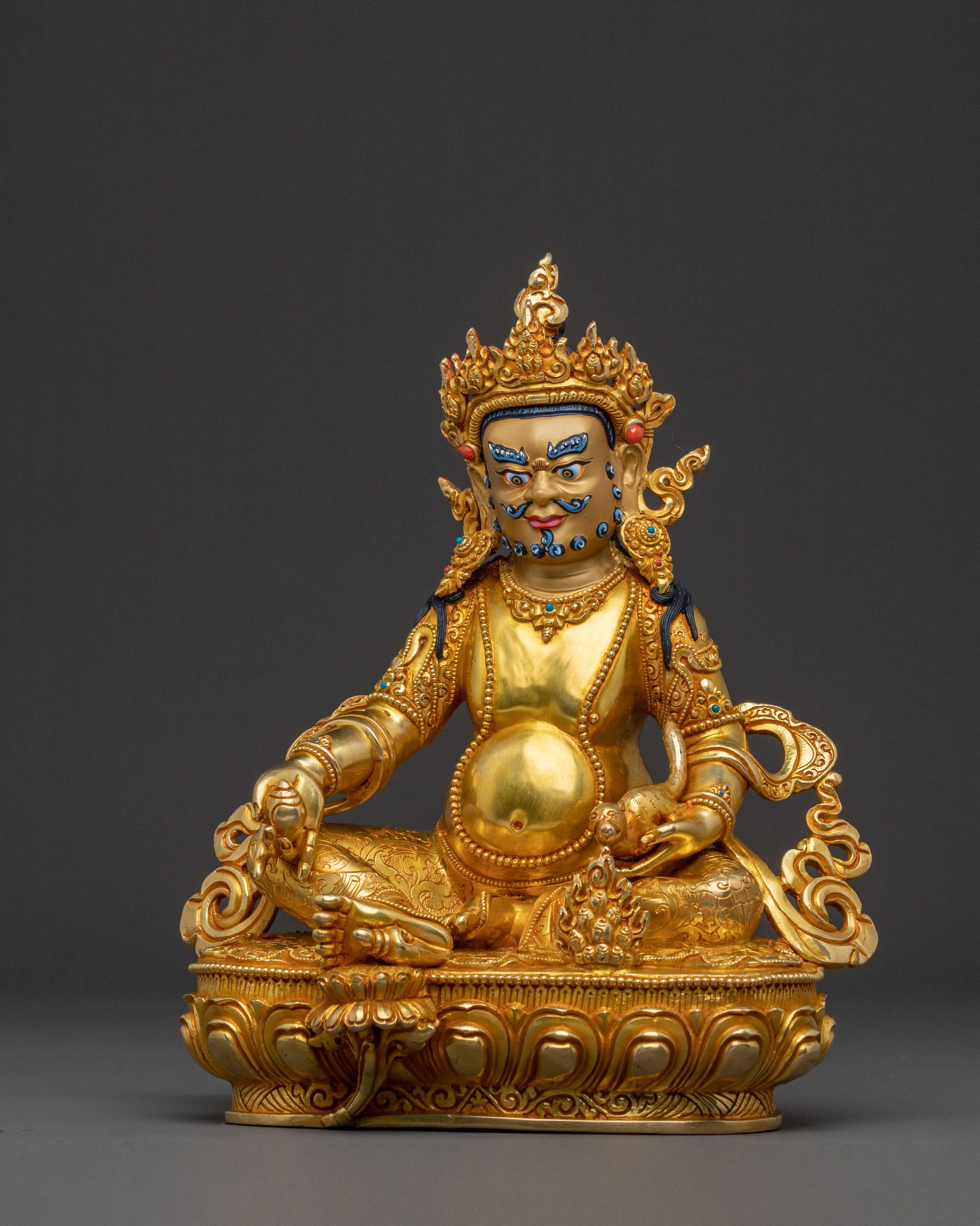 Sacred Statue of Lord Dzambhala | Guardian of Wealth