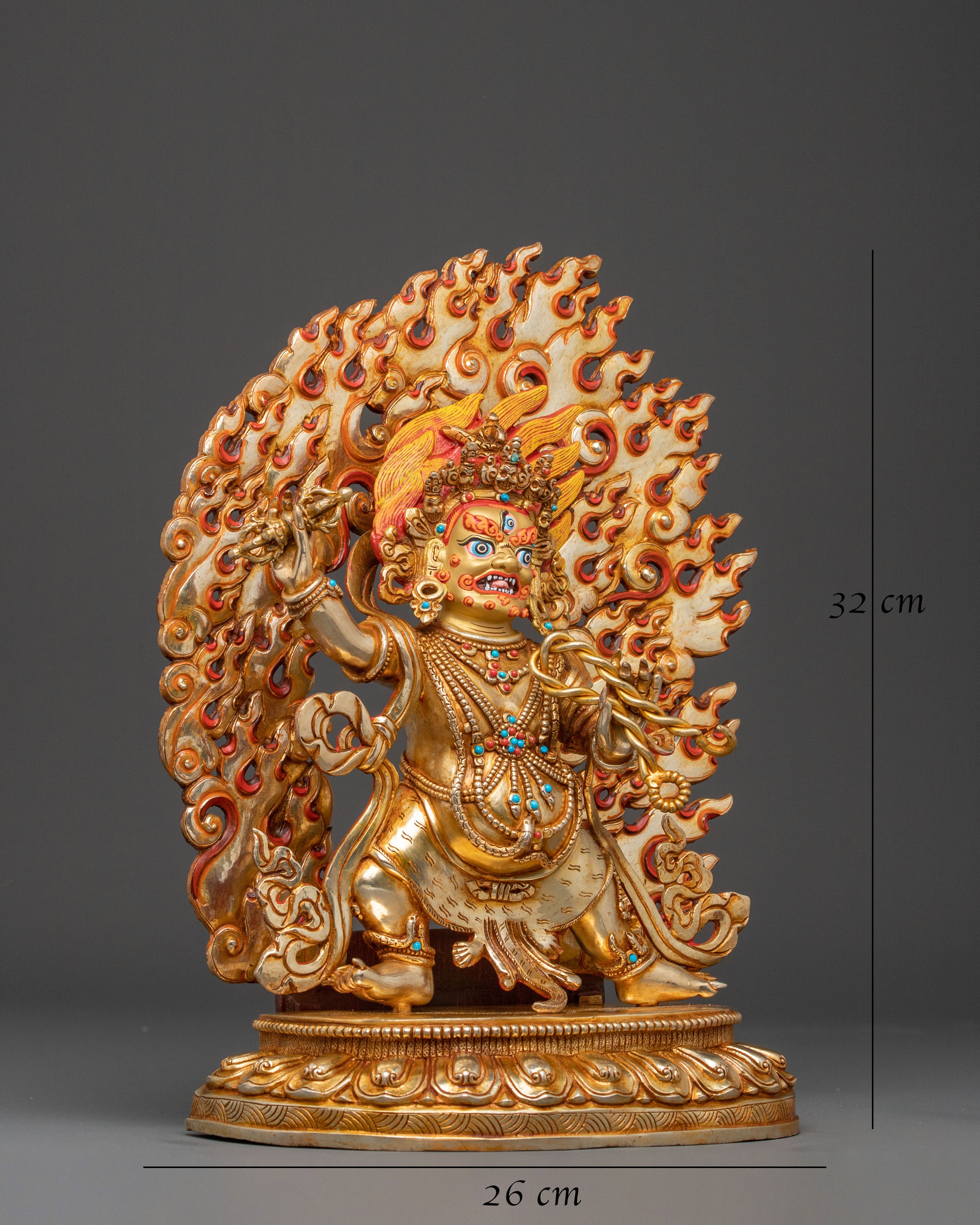 Vajrapani Statue of Dharma Protection | Buddhist Protector Sculpture