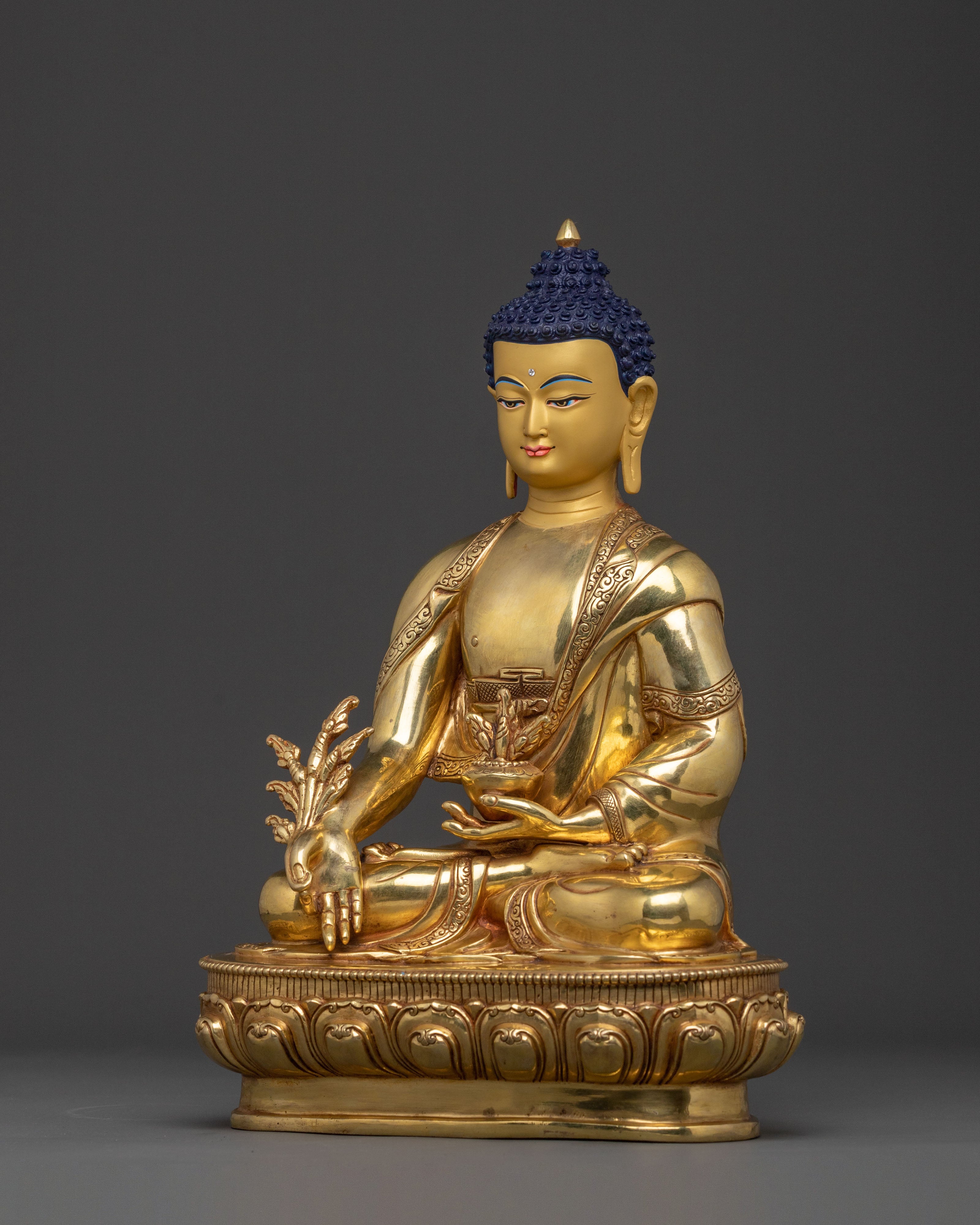 Medicine Buddha Healing Statue | Sacred Buddhist Decor