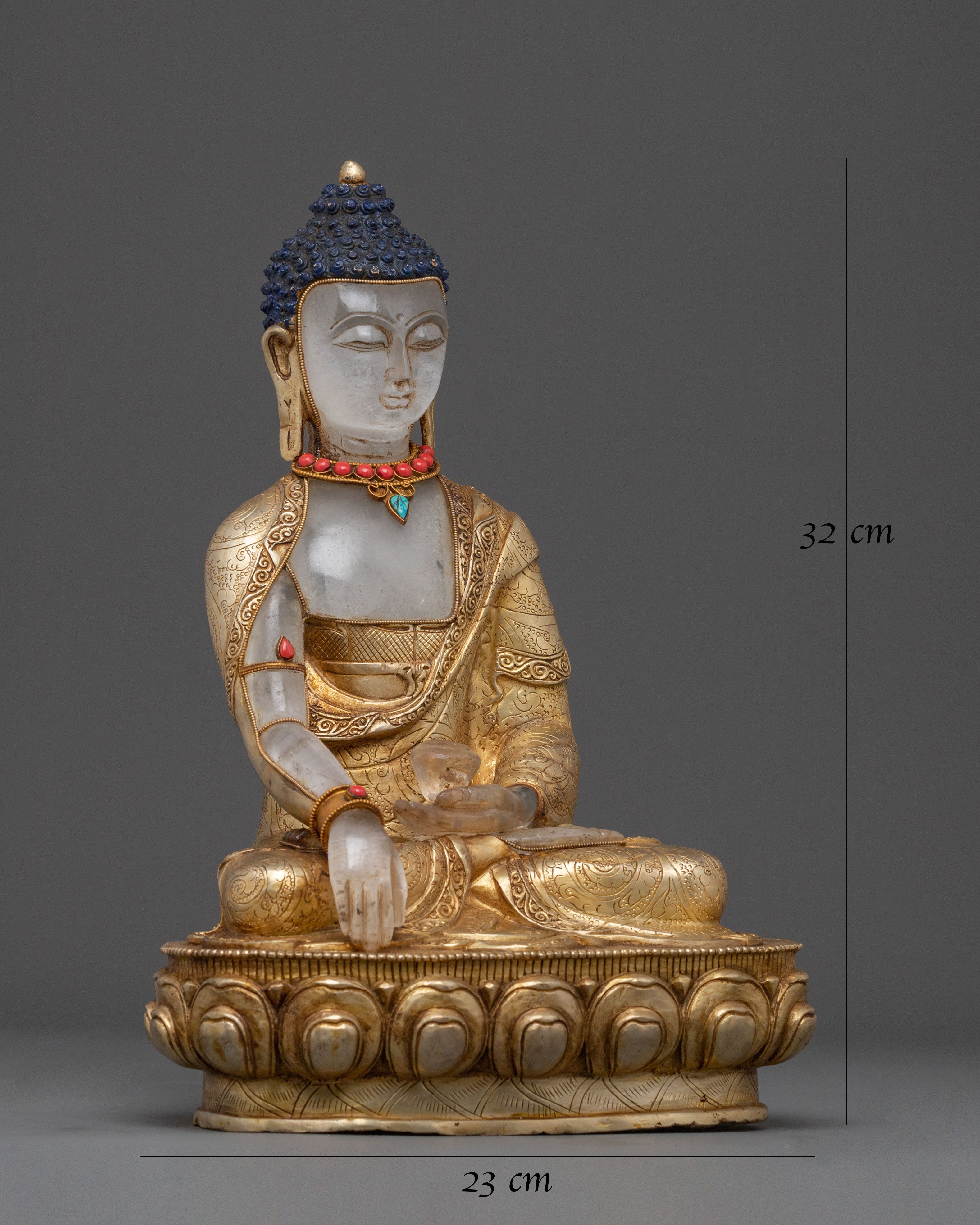 Enlightened Sage: Shakyamuni Buddha Figurine