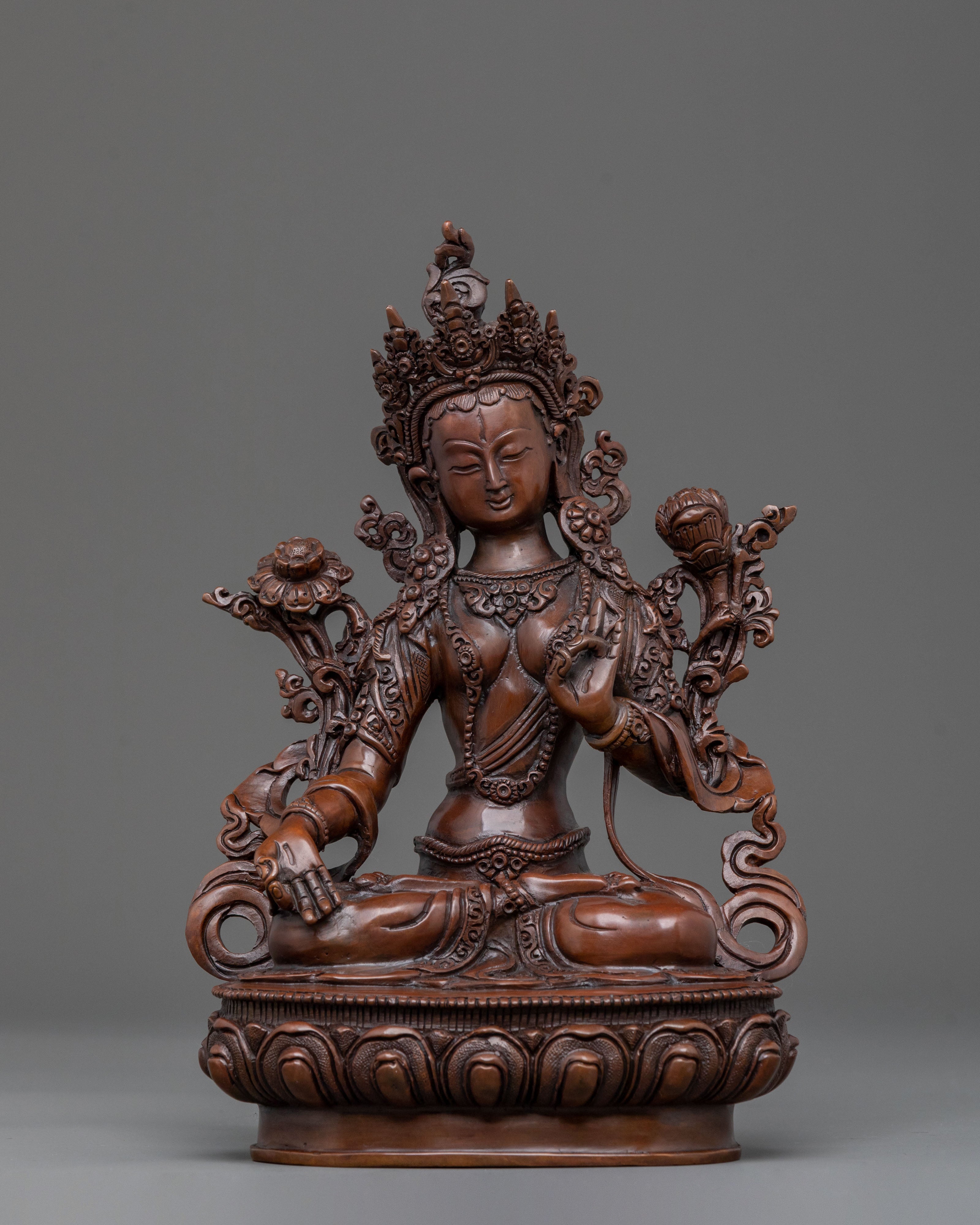 Sacred White Tara Compassion Sculpture