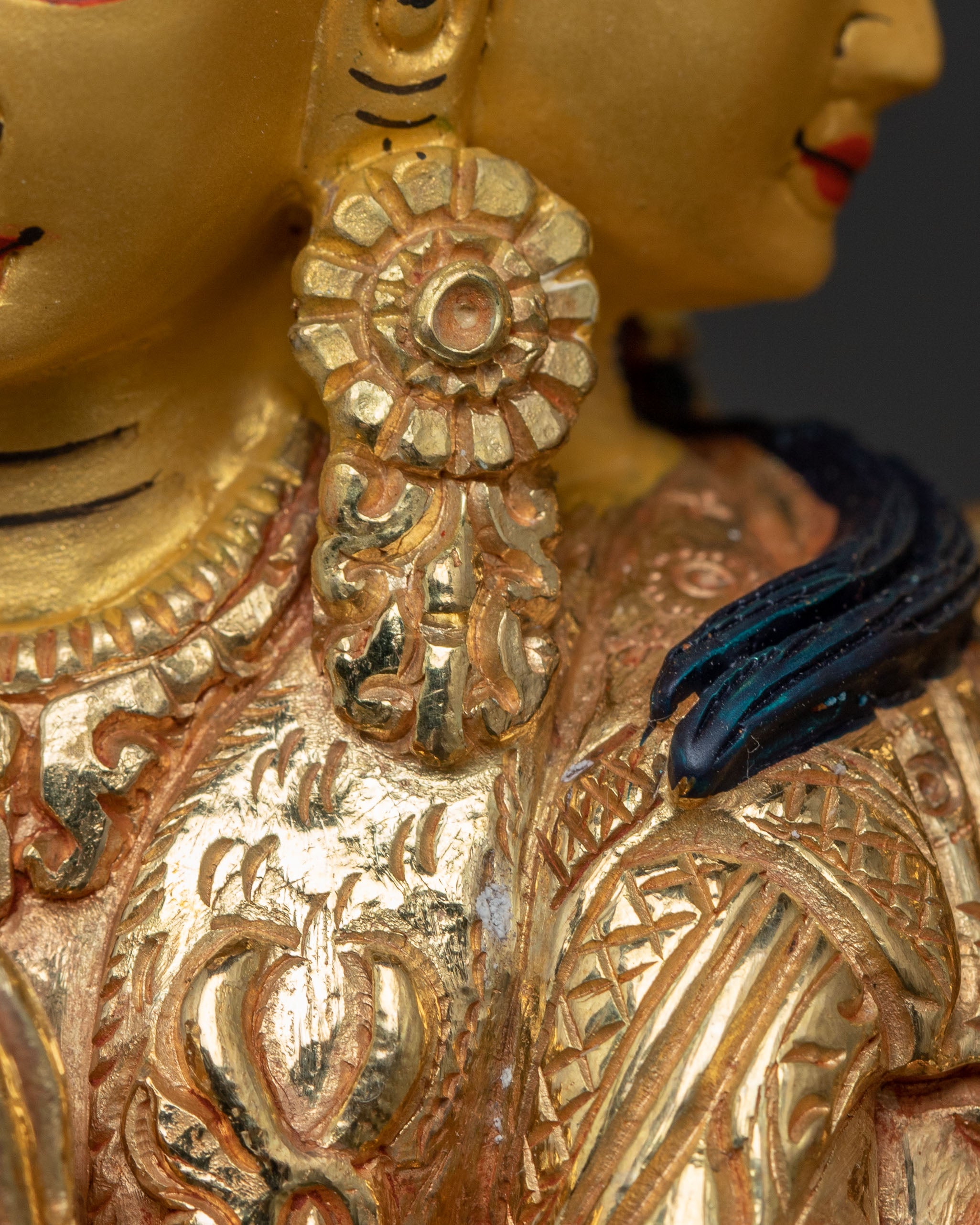 24k Gold Glided 1000-Armed Chenrezig Statue