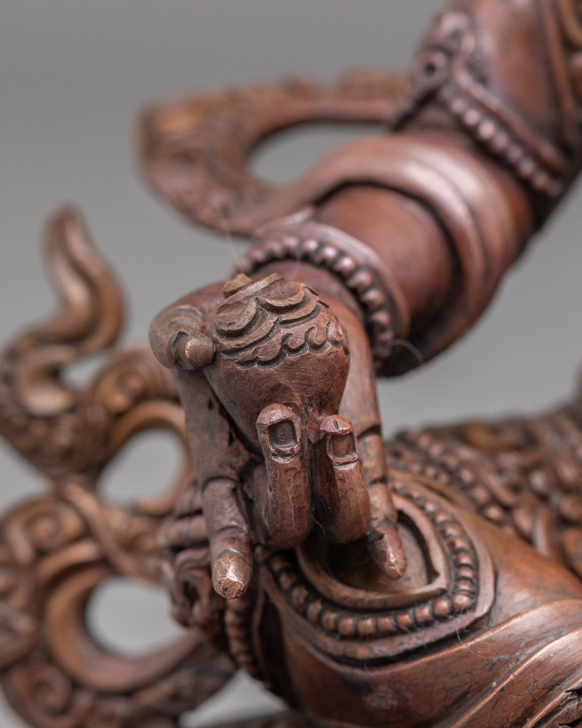 Dzambhala Oxidized Statue | Buddhist God of Wealth