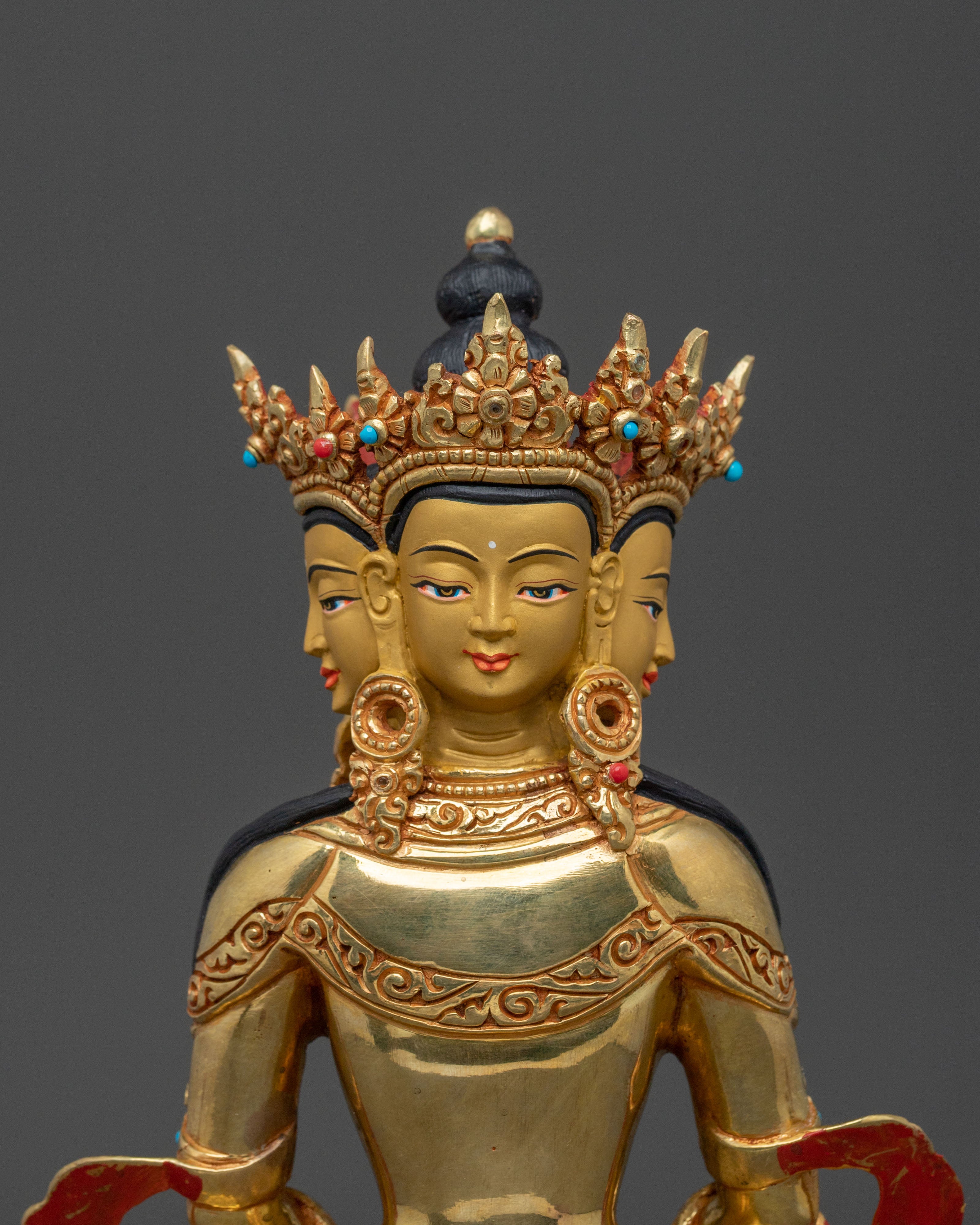 Vairocana Sacred Figurine | Home Decor