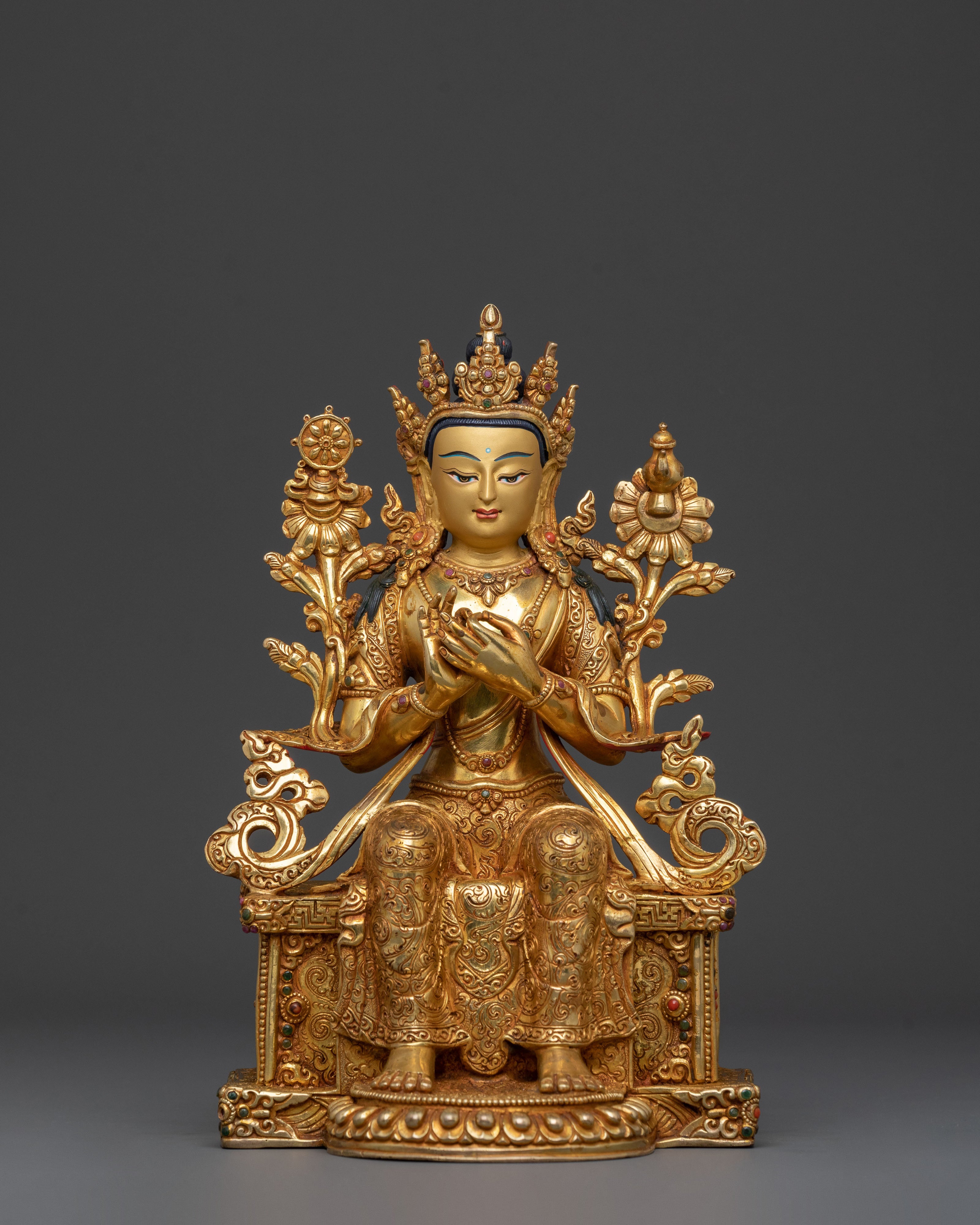 Sacred Statue of Maitreya Buddha | Meditation Altar Decor